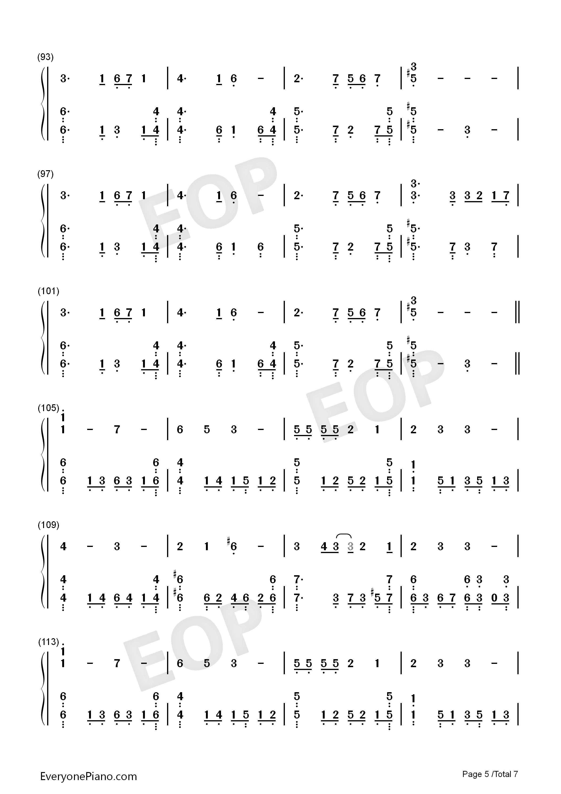 Can_You_Feel_My_World钢琴简谱_王力宏演唱