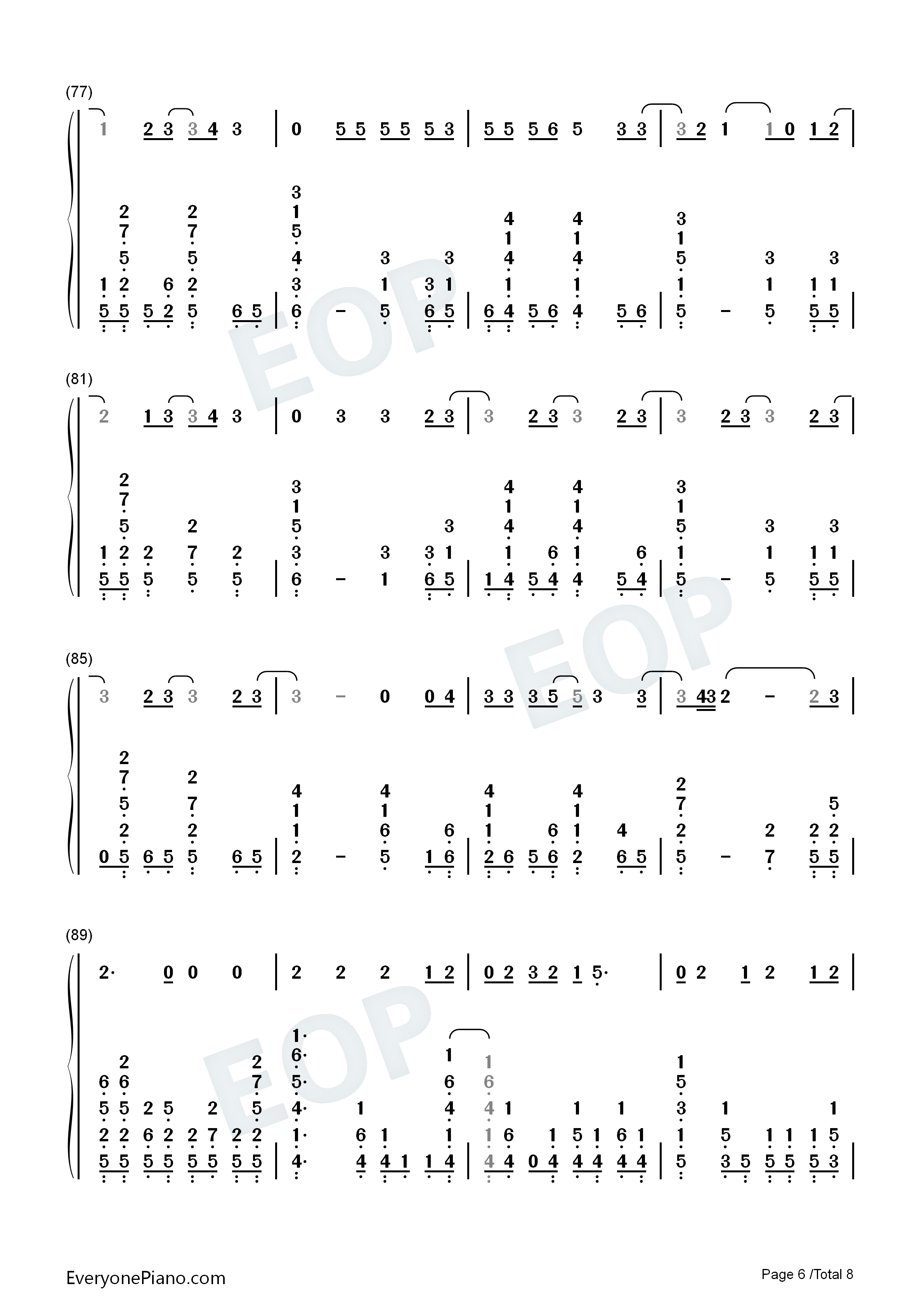 Don't_Tell_Me钢琴简谱_艾薇儿演唱