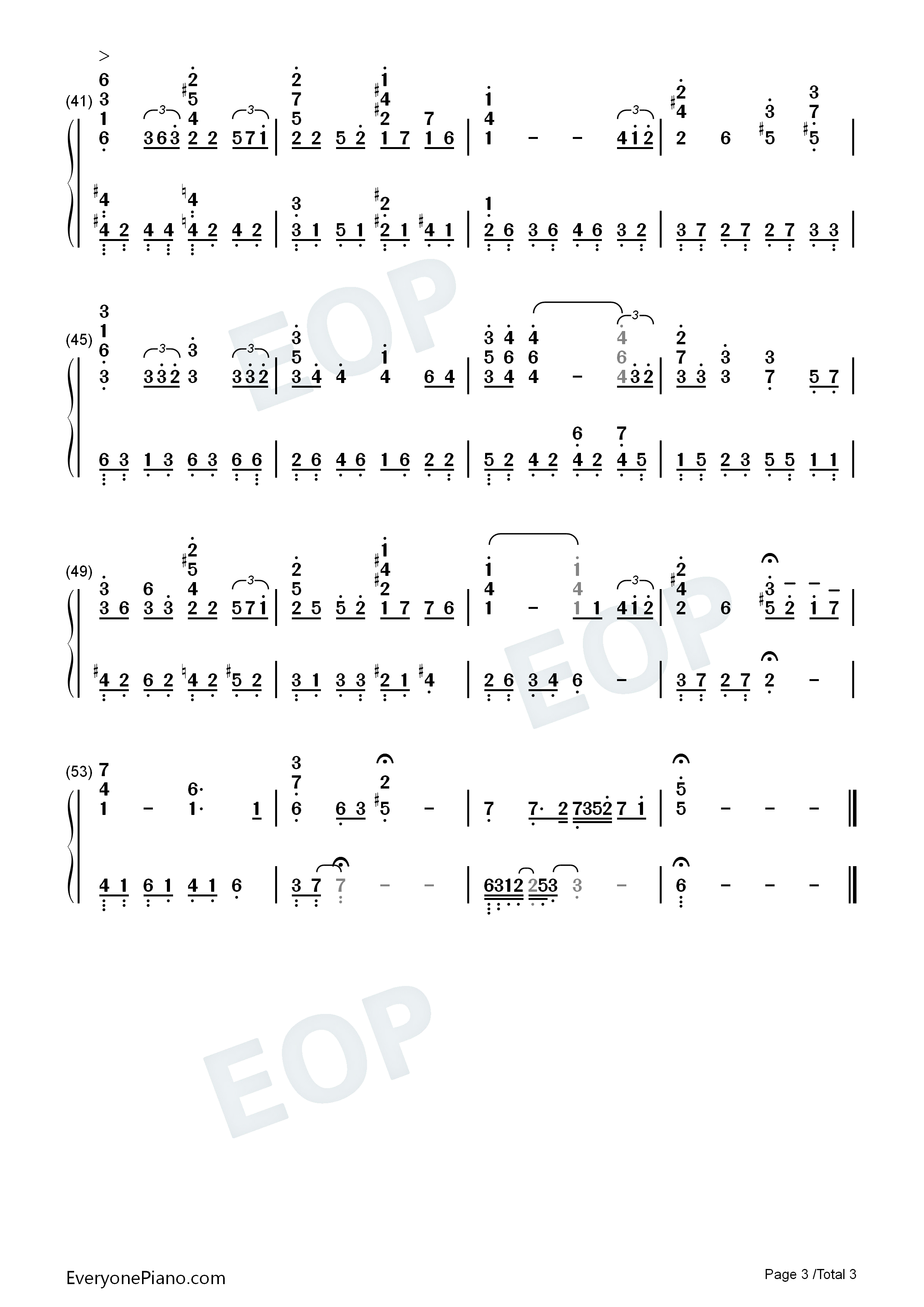 Falling钢琴简谱_李闰珉演唱