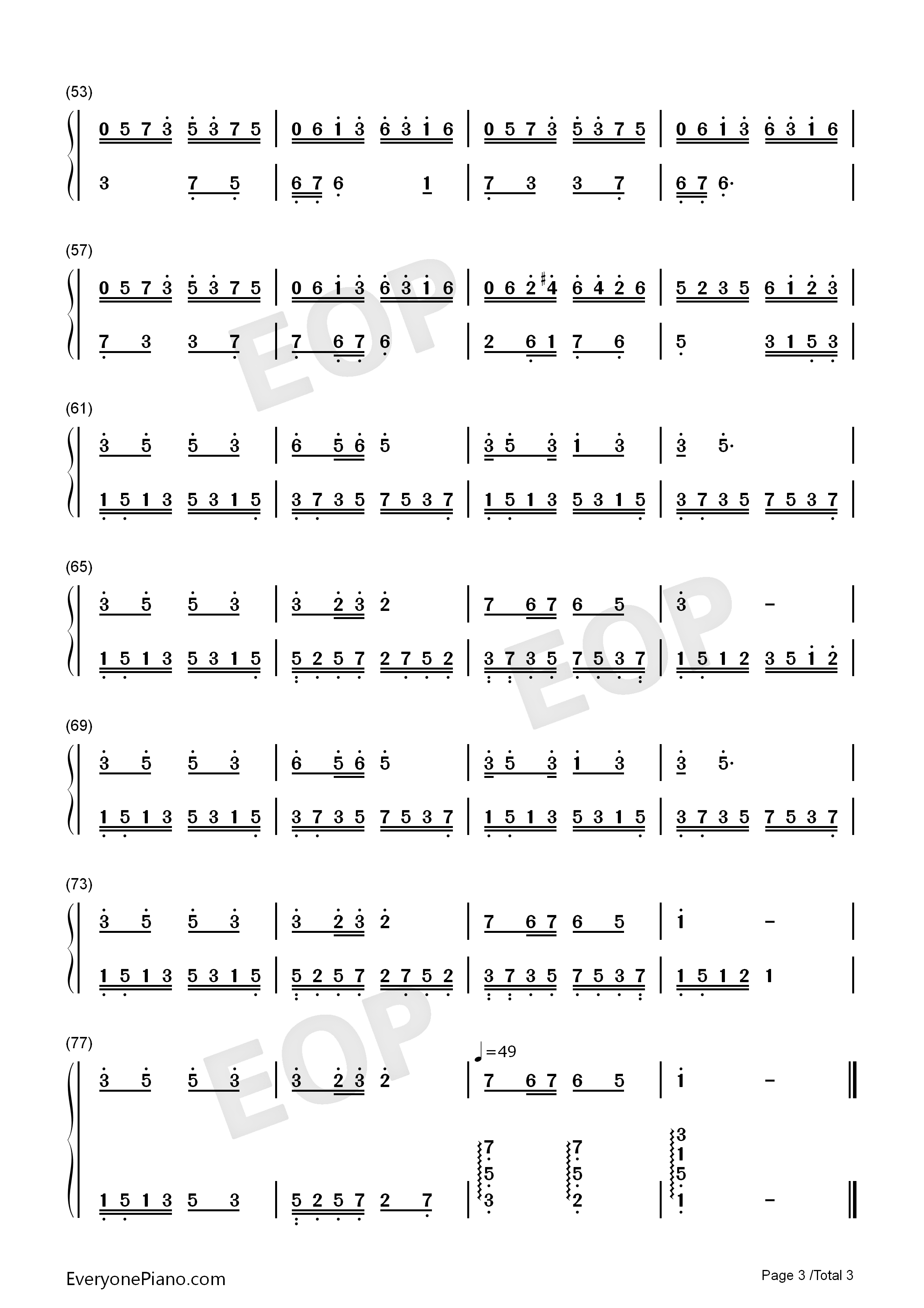 军港之夜钢琴简谱_苏小明演唱