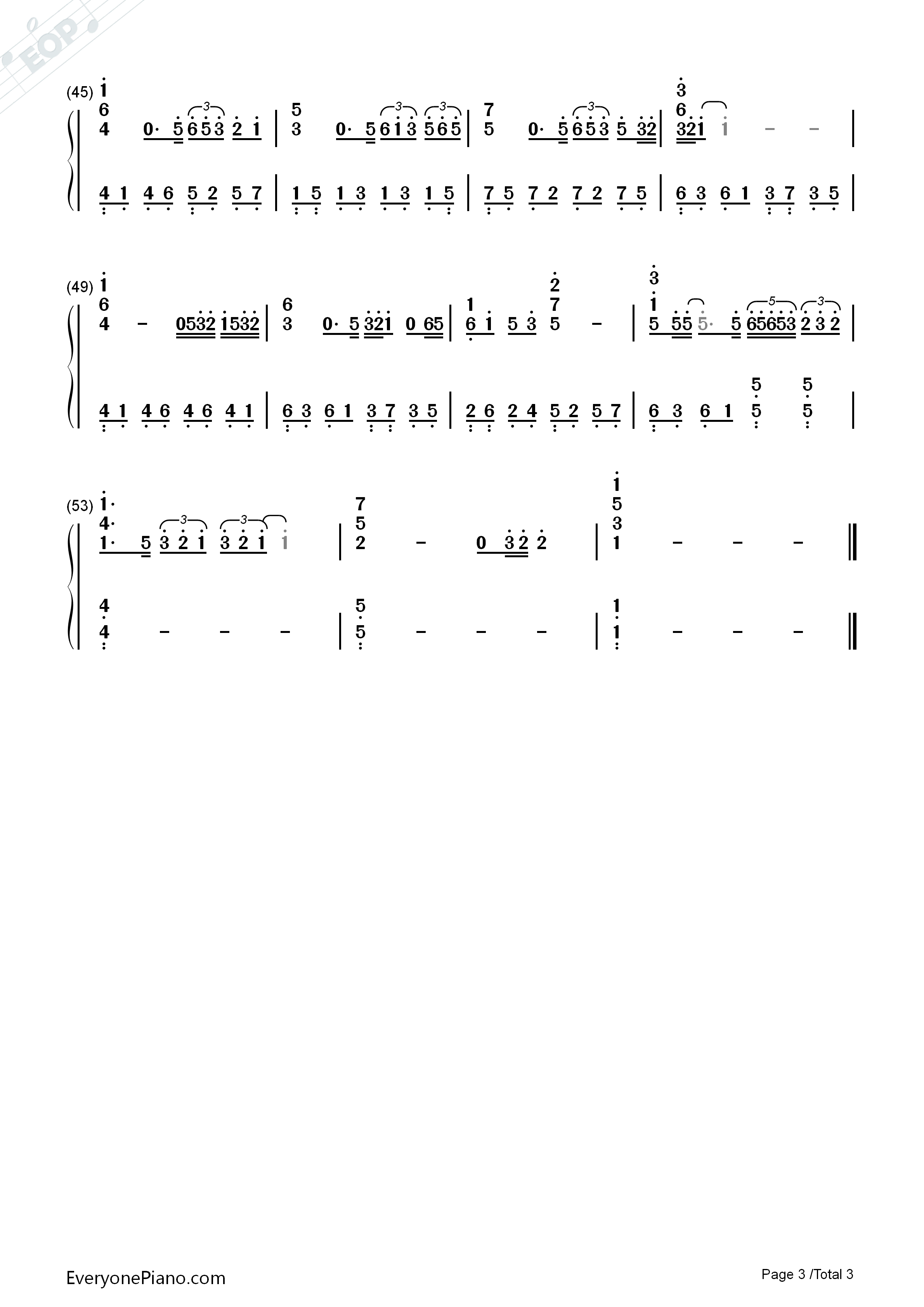 When_You_Believe钢琴简谱_Mariah_Carey_&_Whitney_Elizabeth_Houston演唱