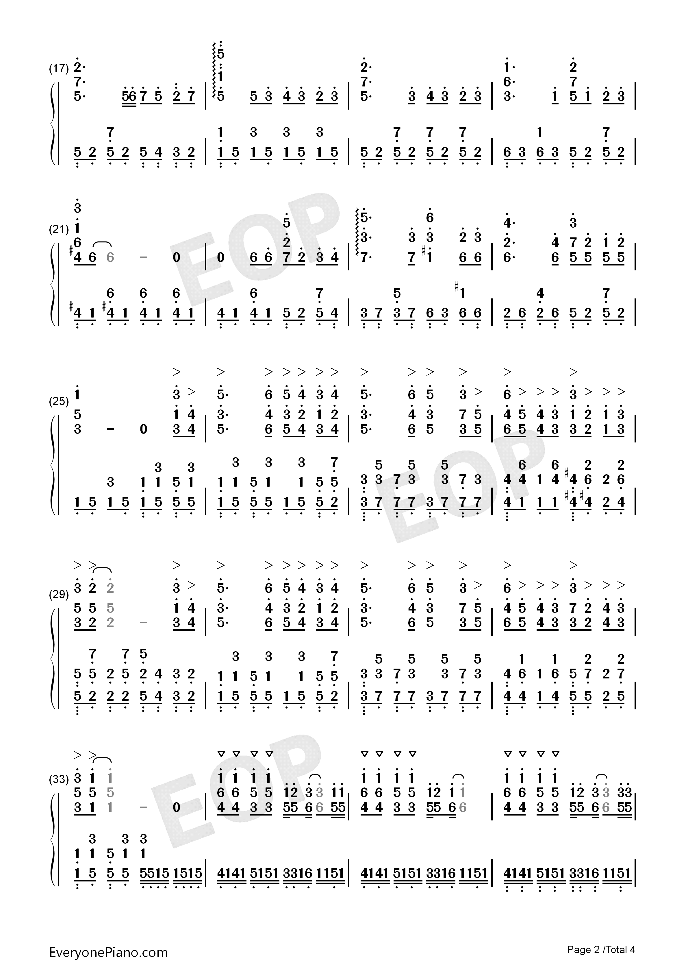 Lost_my_music钢琴简谱_平野绫演唱