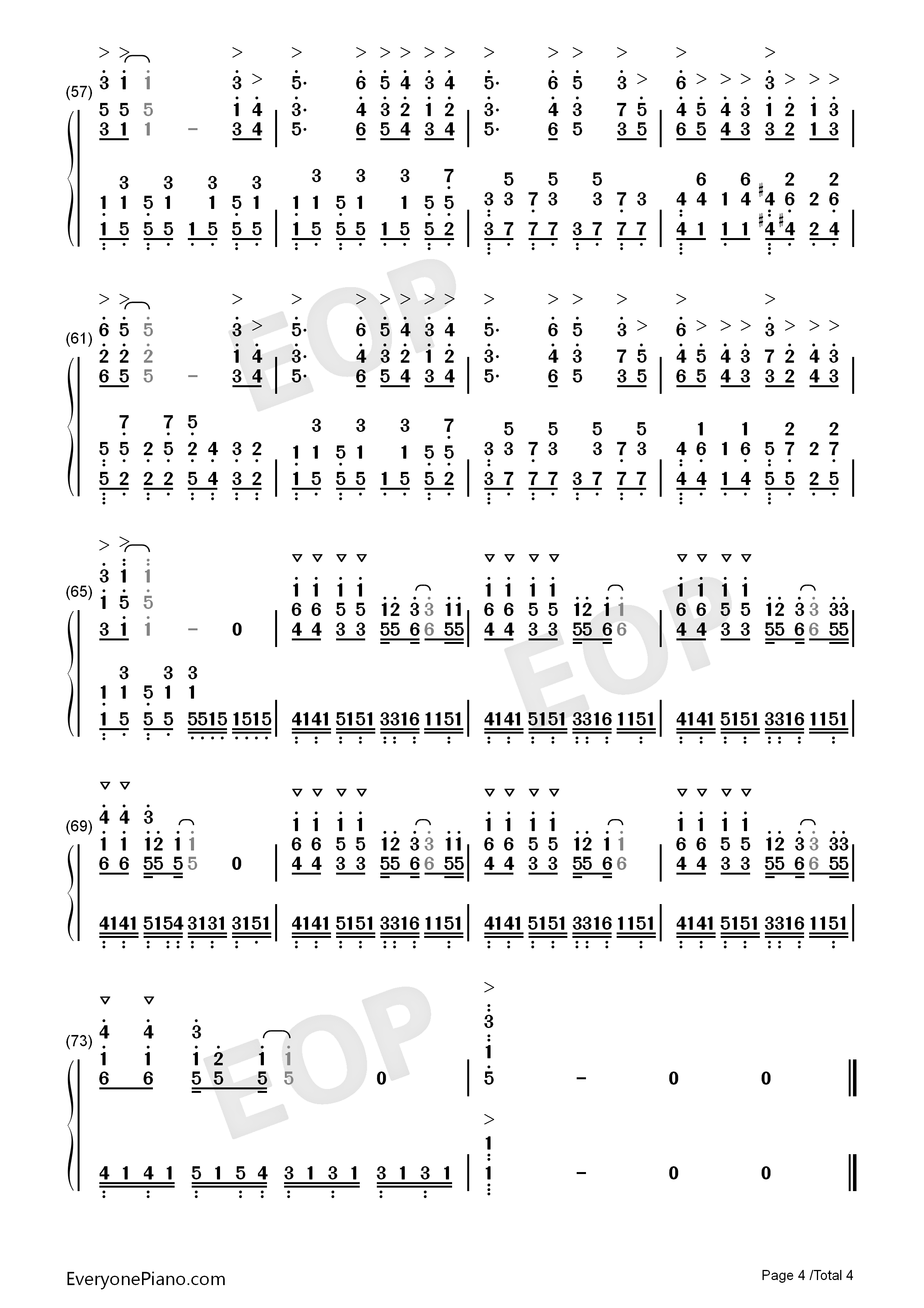 Lost_my_music钢琴简谱_平野绫演唱