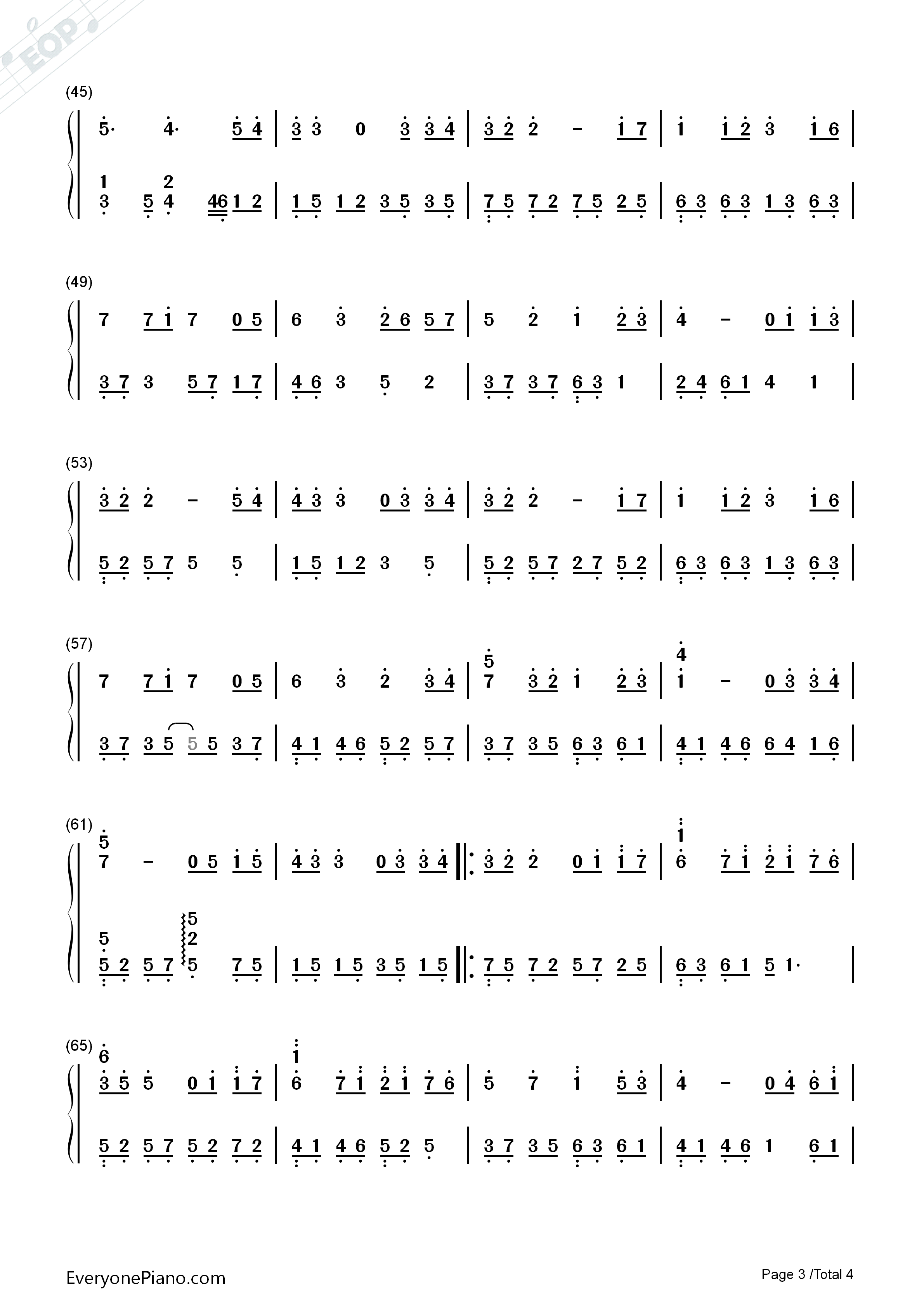 越长大越孤单钢琴简谱_牛奶@咖啡演唱