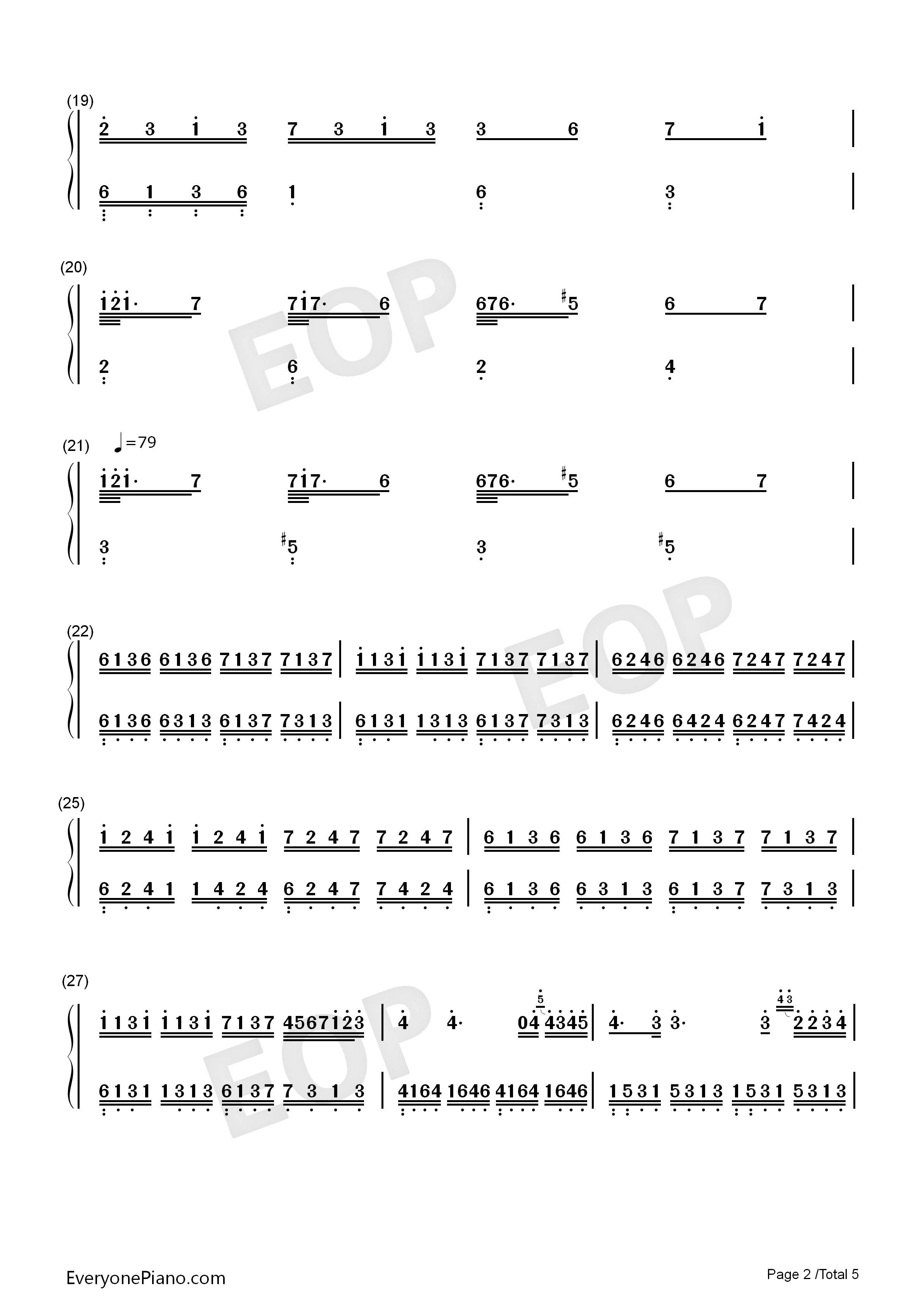 Hana's_Eyes钢琴简谱_马克西姆__Maksim_Mrvica演唱