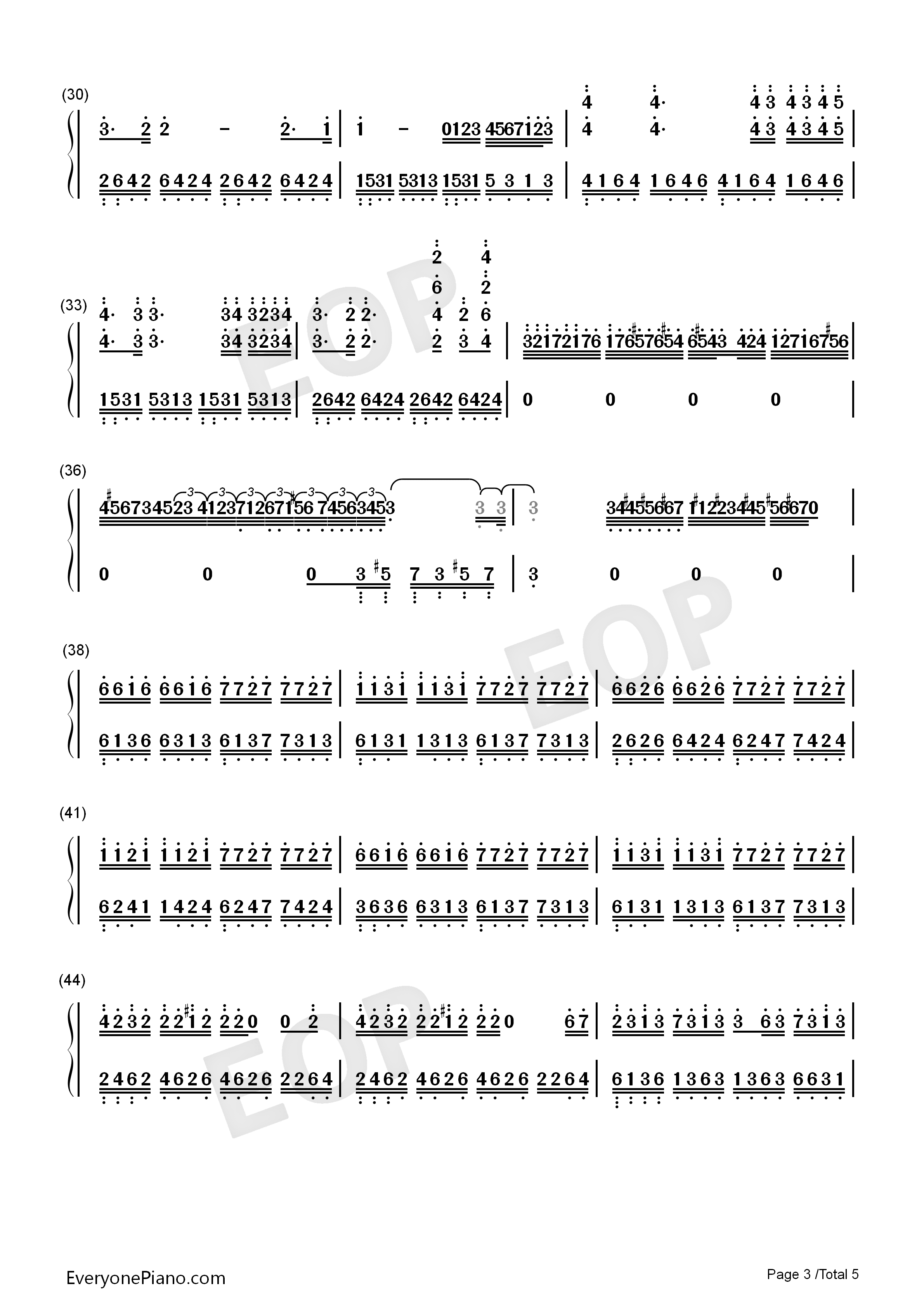 Hana's_Eyes钢琴简谱_马克西姆__Maksim_Mrvica演唱