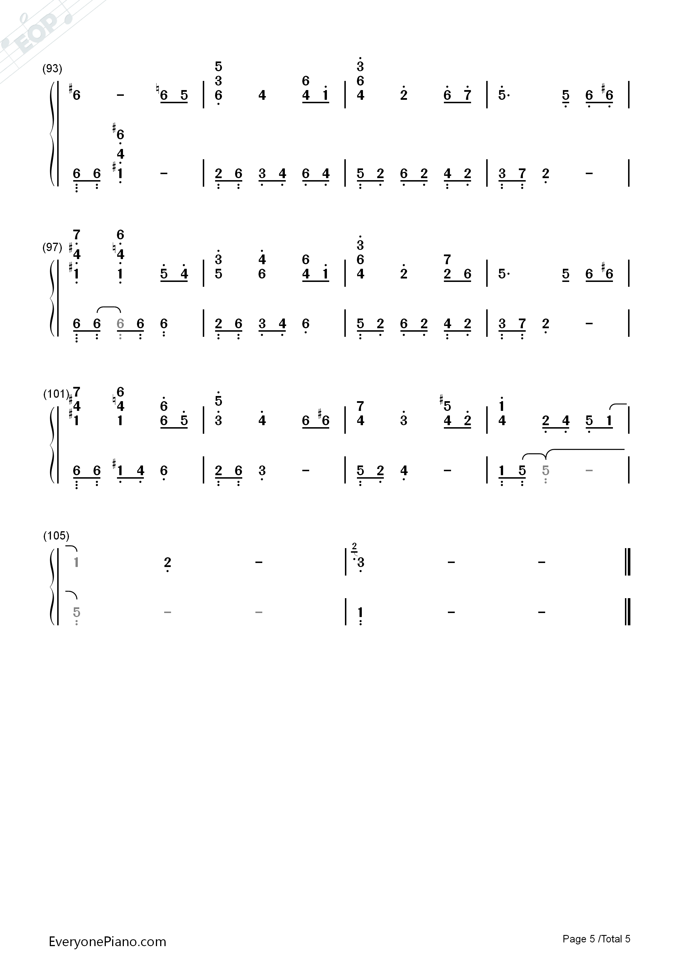 恰空钢琴简谱_李闰珉演唱