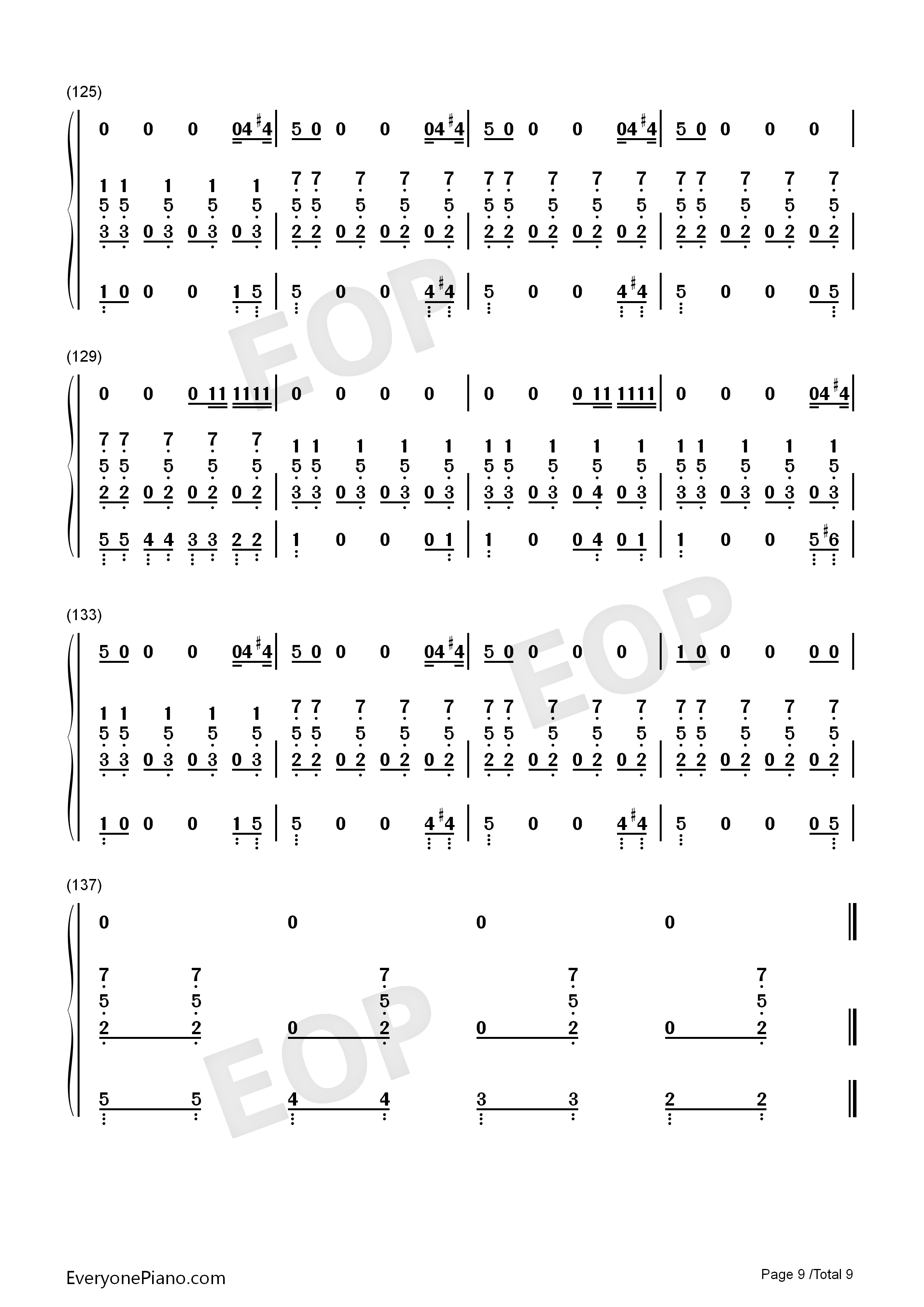 Blurred_Lines钢琴简谱_Robin_Thicke_&_T.I._&_Pharrell演唱
