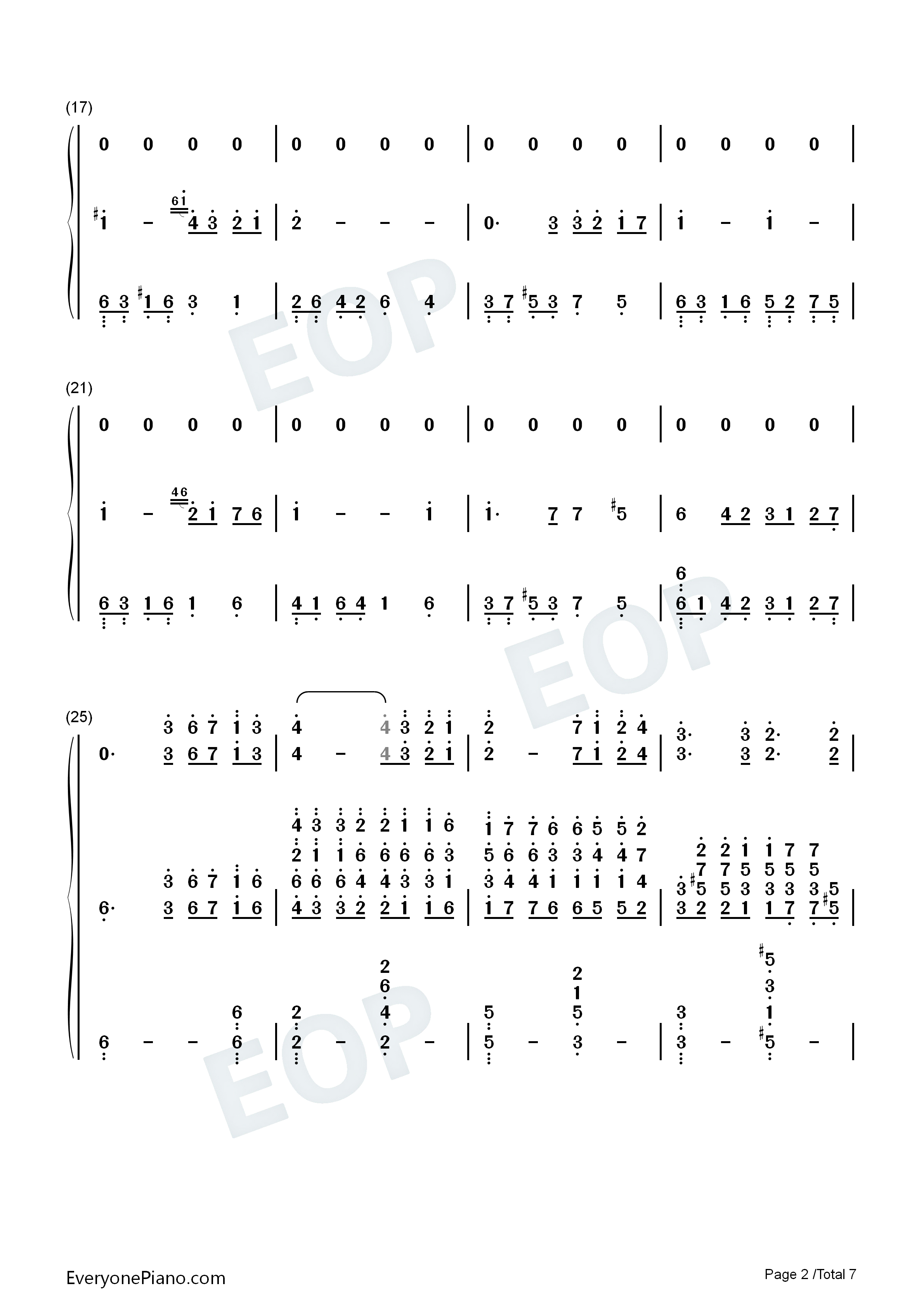 利鲁之歌钢琴简谱_马克西姆演唱