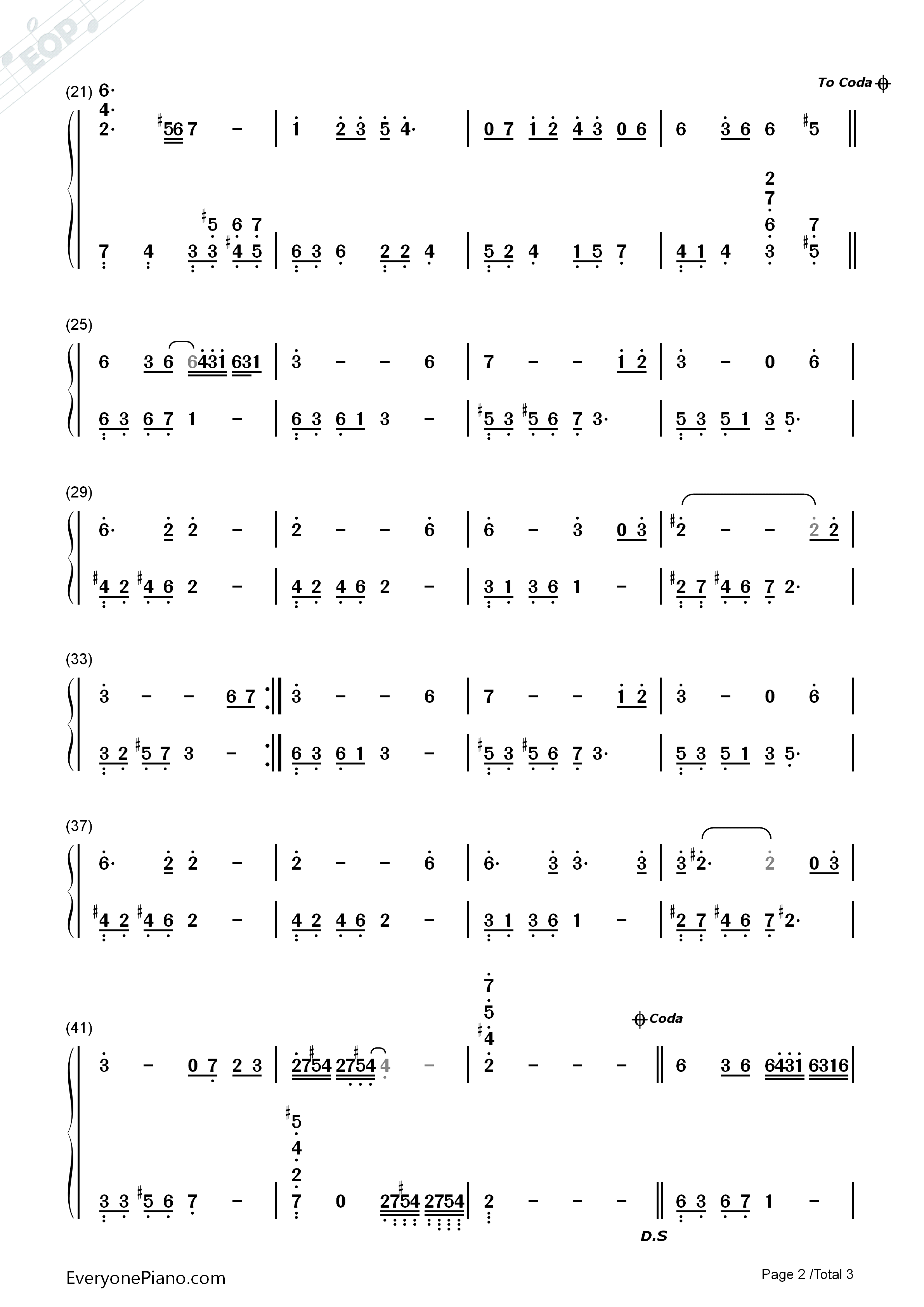 希望你幸福钢琴简谱_林亨柱演唱