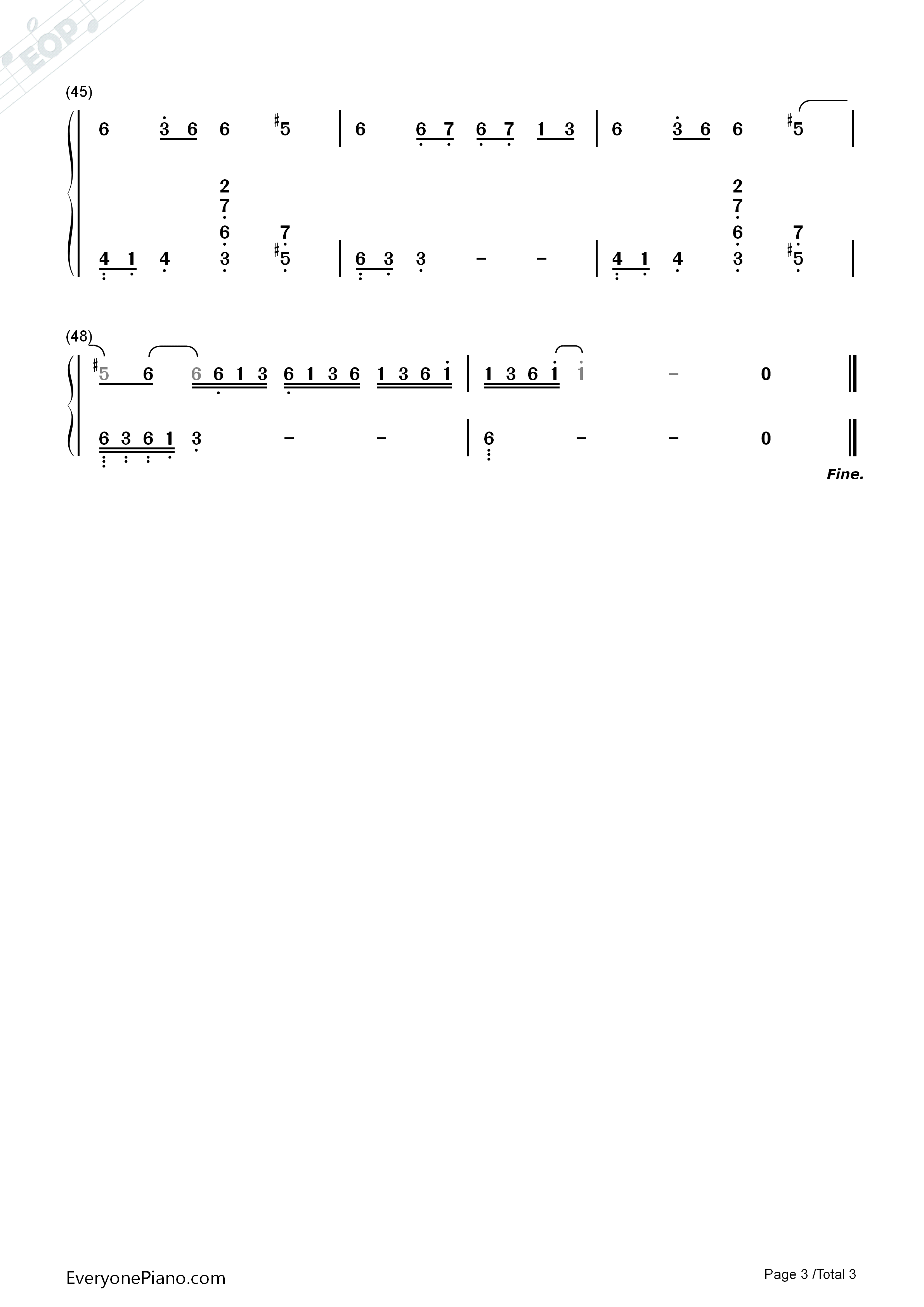 希望你幸福钢琴简谱_林亨柱演唱