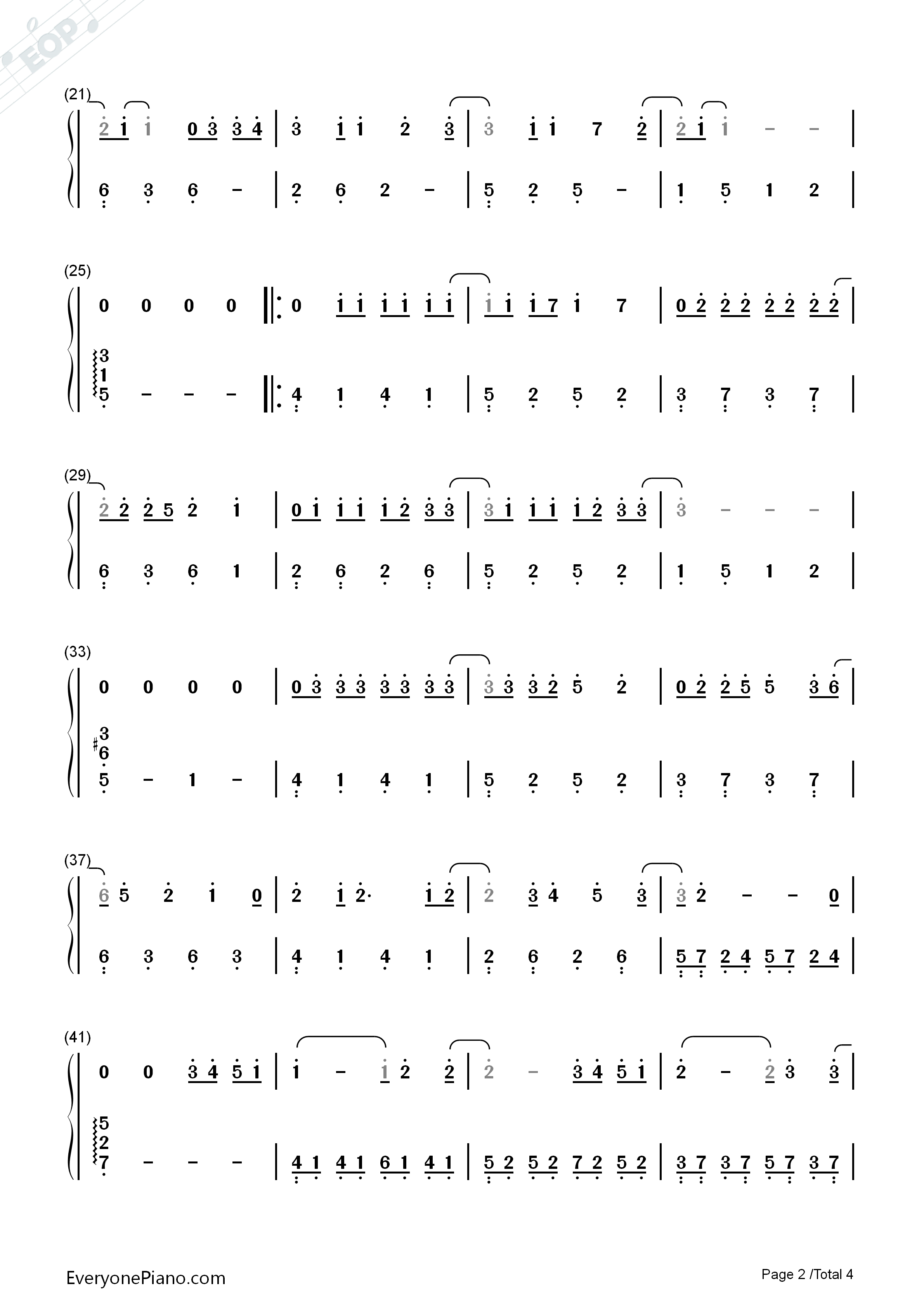 心墙钢琴简谱_郭静演唱