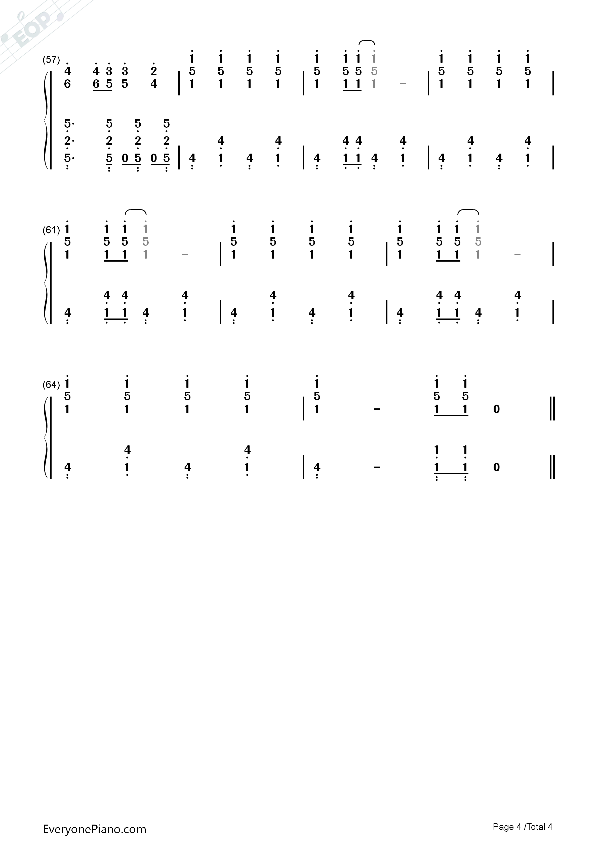 BOYS_&_GIRLS钢琴简谱_LM.C演唱