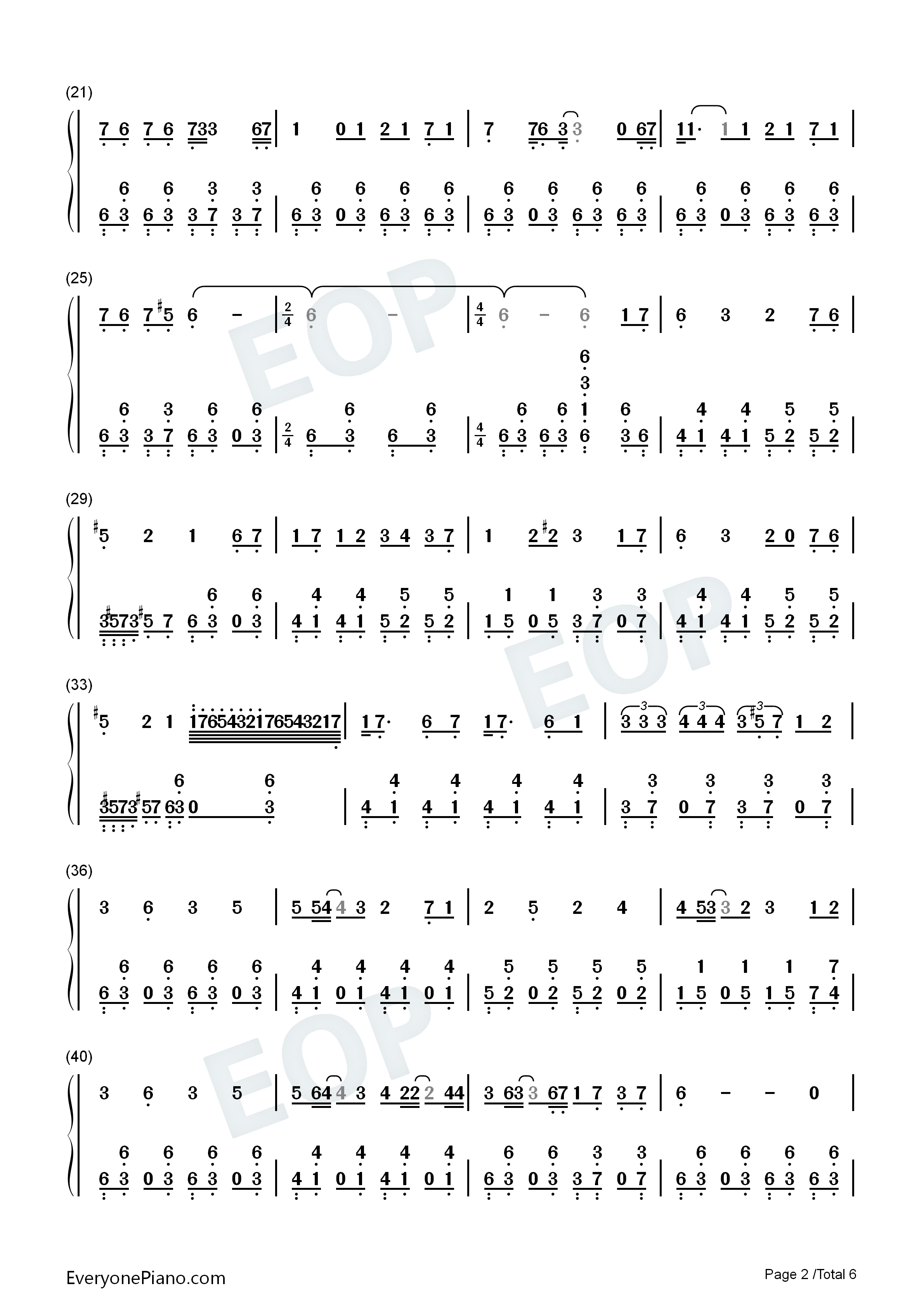 火葬曲钢琴简谱_初音未来_初音ミク演唱