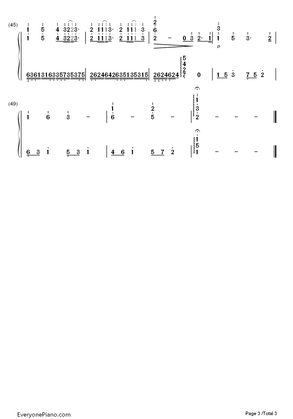 情歌钢琴简谱_梁静茹演唱