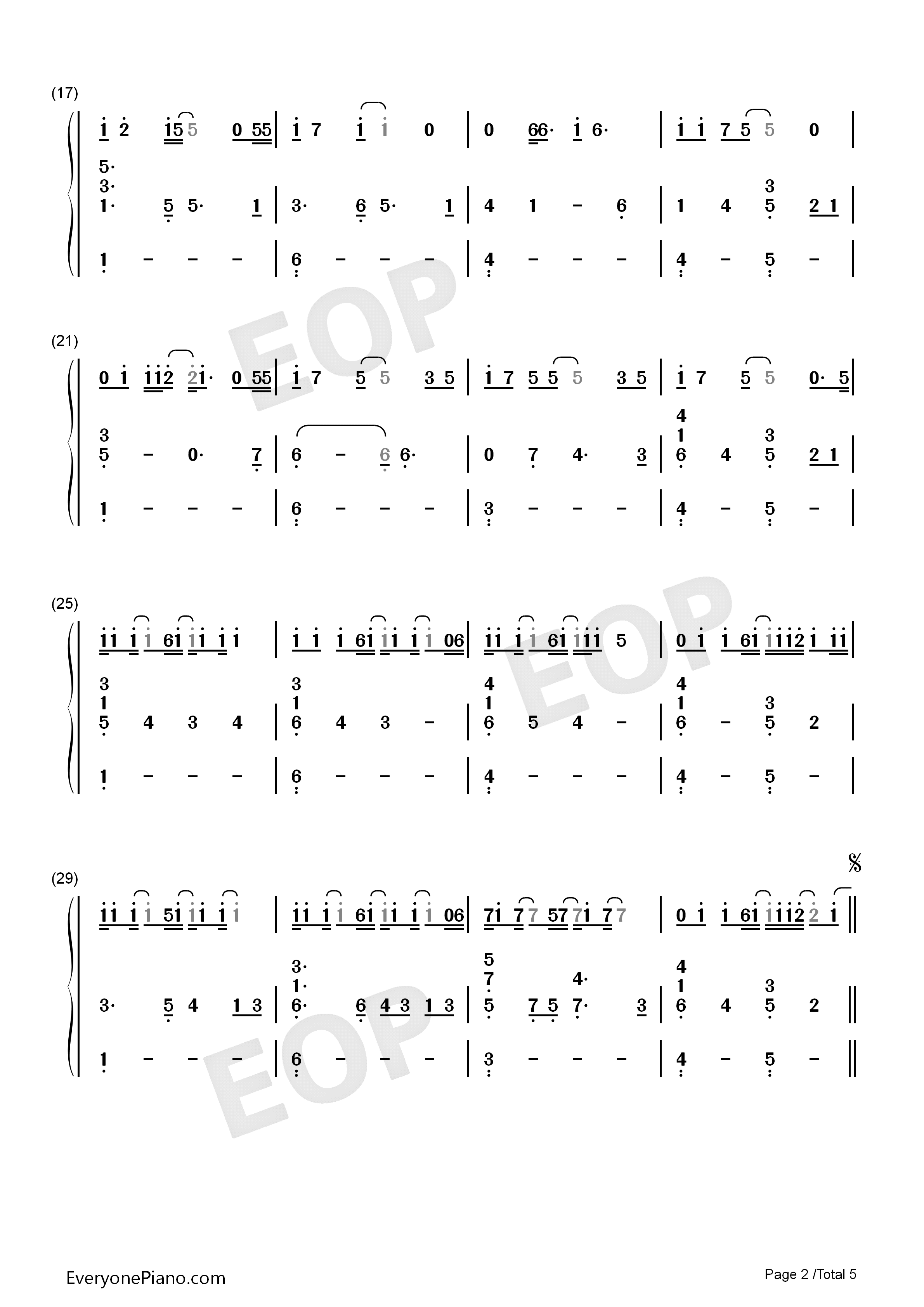 Goodbye_My_Lover伴奏钢琴简谱_James_Blunt演唱