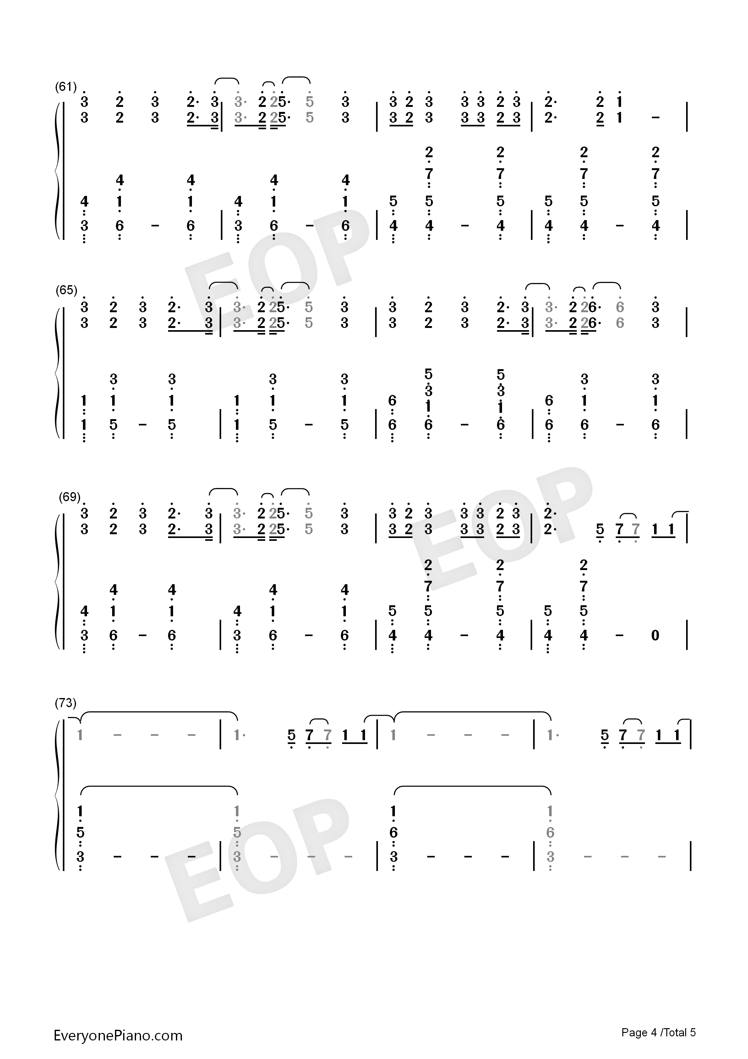 Baby（贾斯汀·比伯）钢琴简谱_Justin_Bieber__贾斯汀·比伯演唱