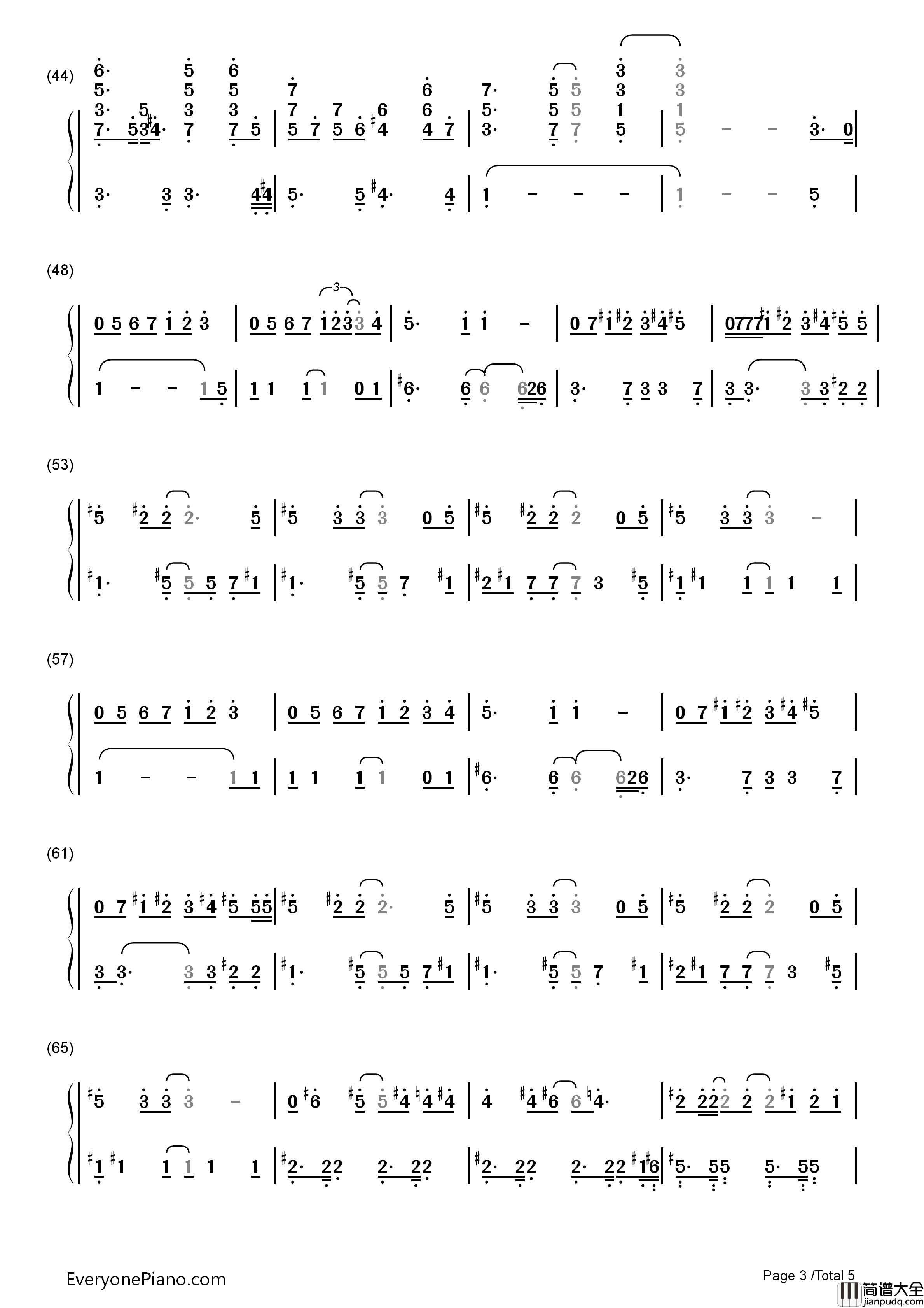 Survival（生存）钢琴简谱_Muse演唱