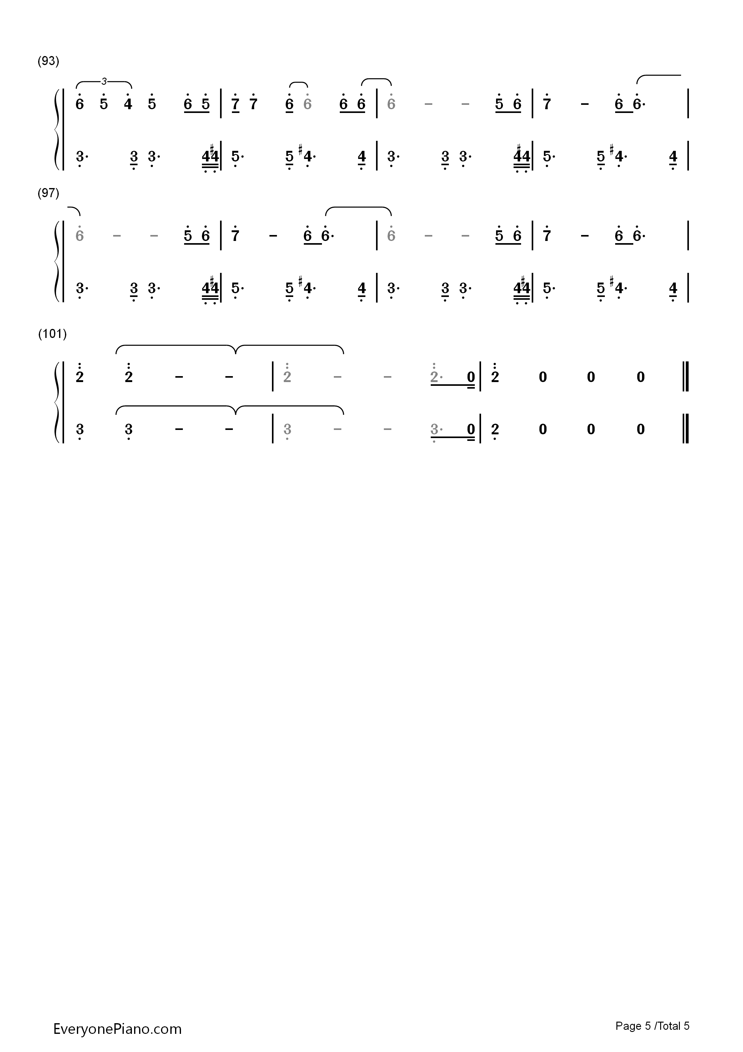 Survival（生存）钢琴简谱_Muse演唱