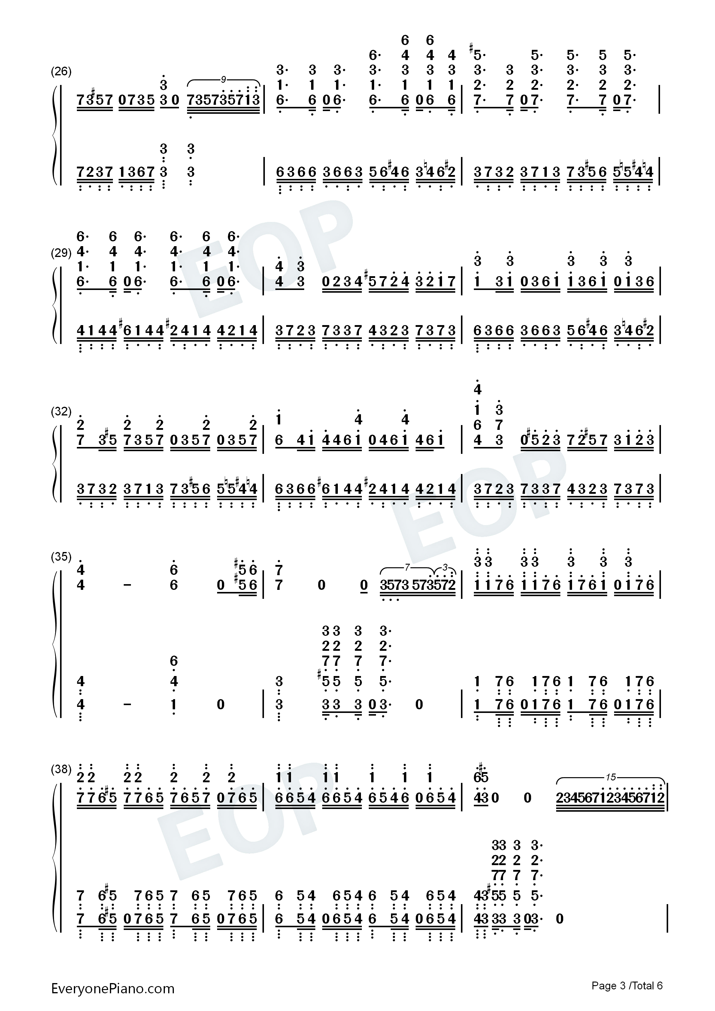 古巴鸡尾酒（Mojito）钢琴简谱_马克西姆演唱