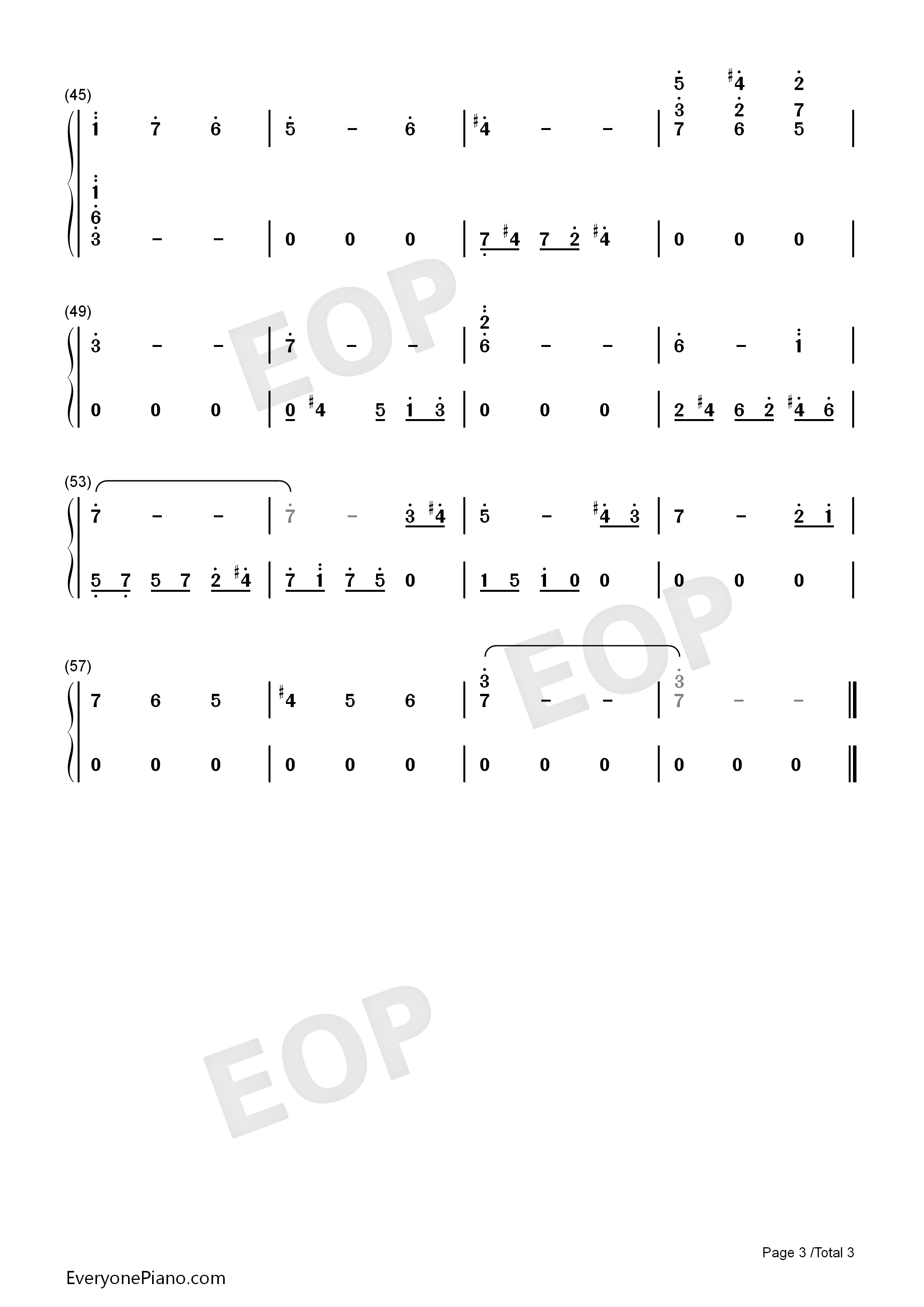 深海的孤独钢琴简谱_桑岛法子演唱