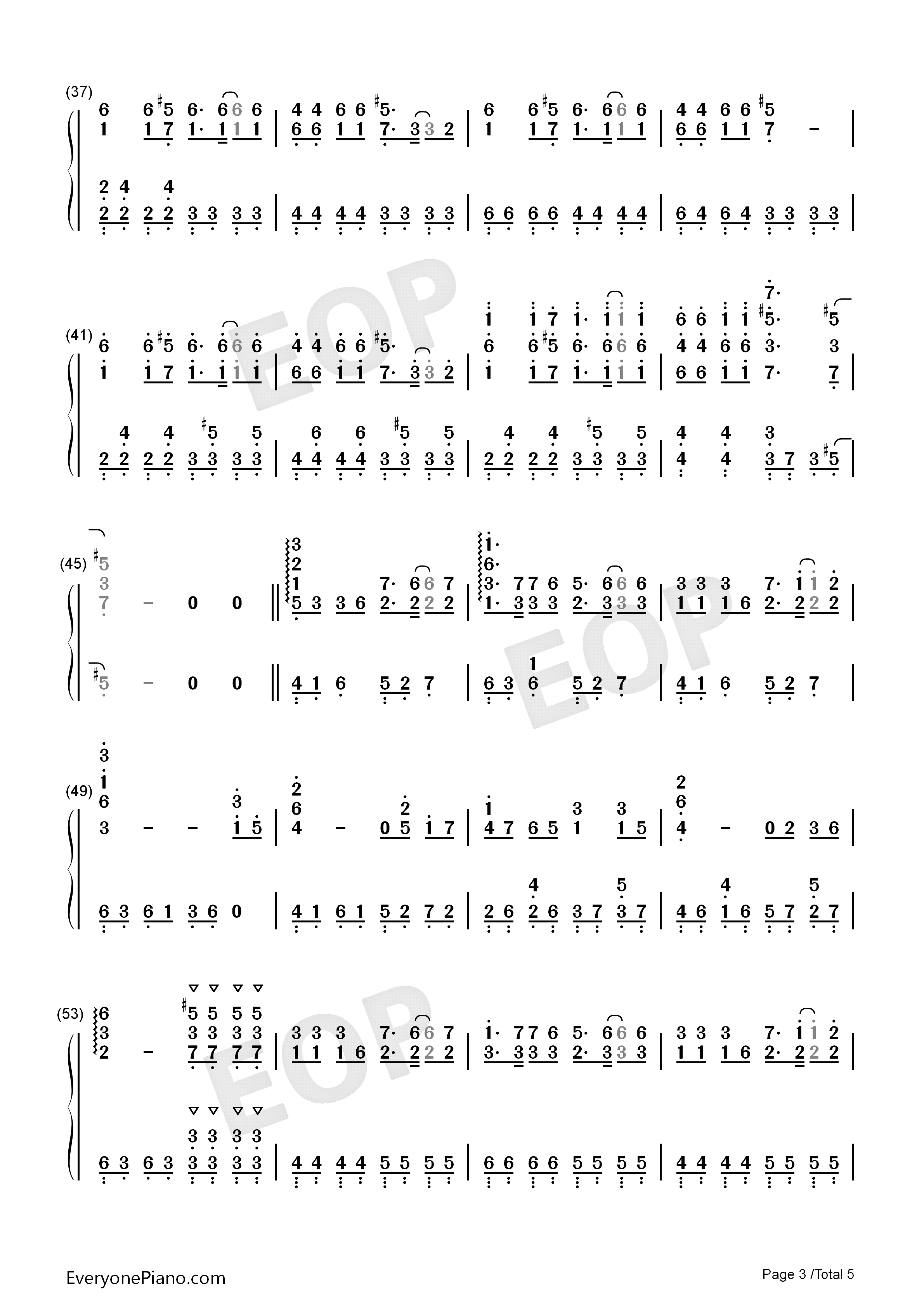 厄神様の通り道_～_Dark_Road钢琴简谱_東方風神錄演唱