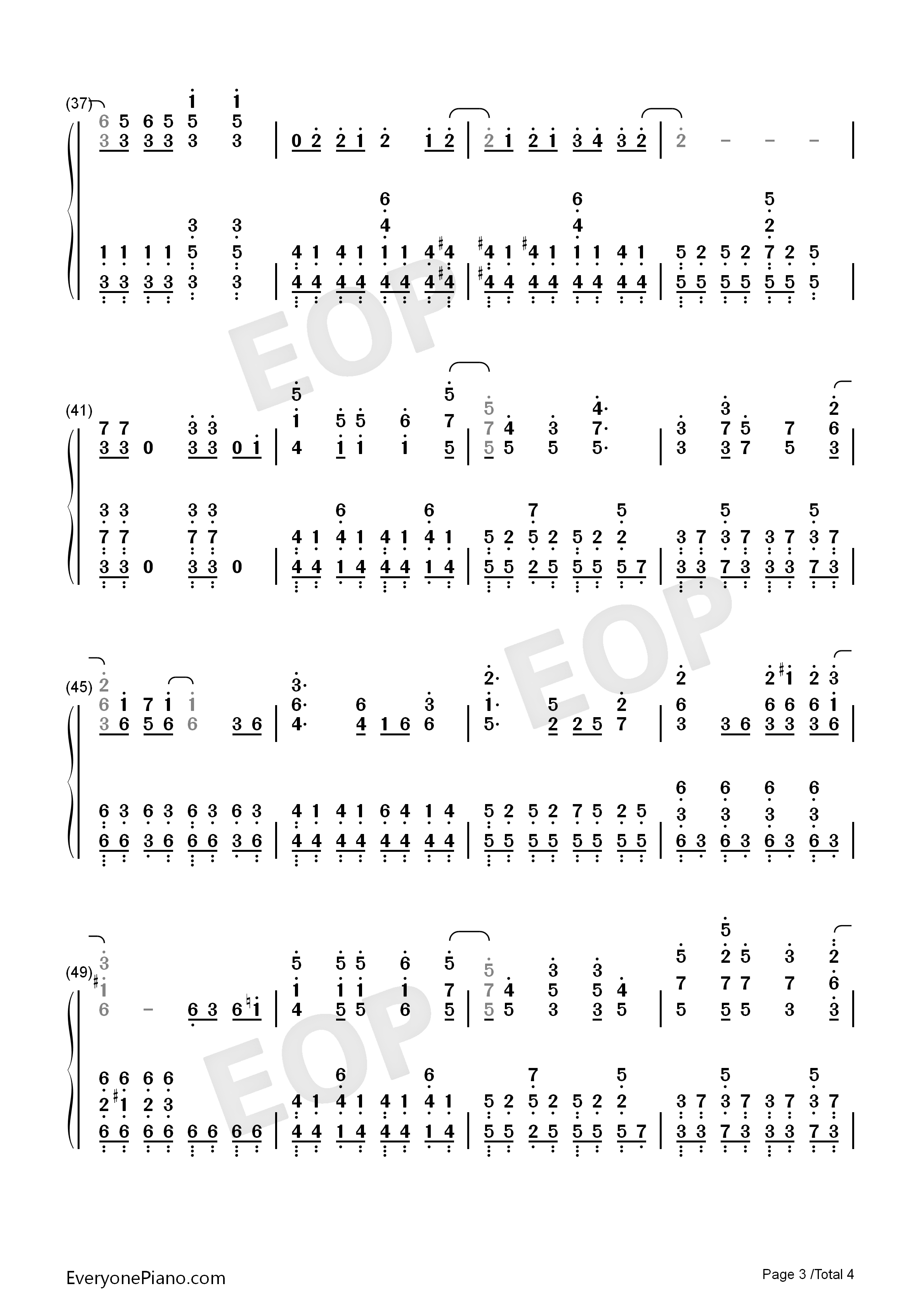 INNOCENCE钢琴简谱_蓝井艾露演唱