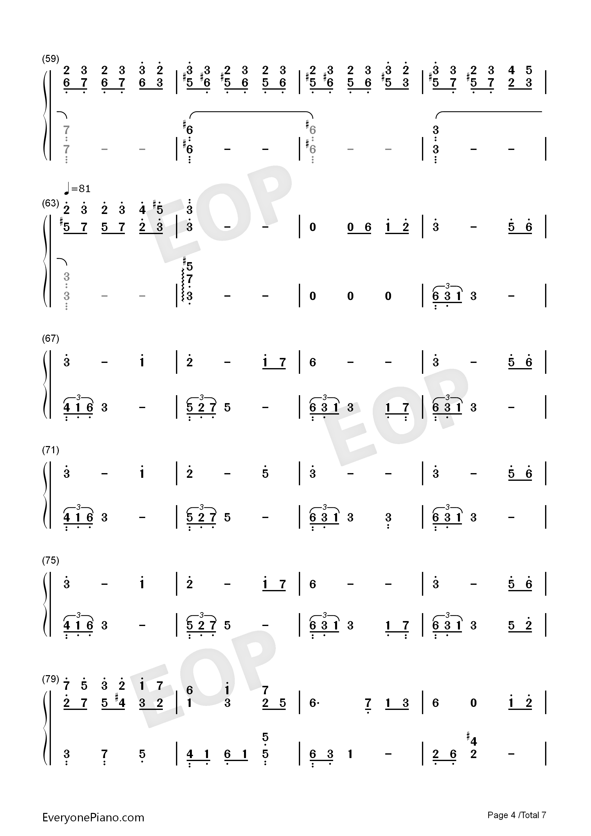 杨柳钢琴简谱_范宗沛__林海演唱