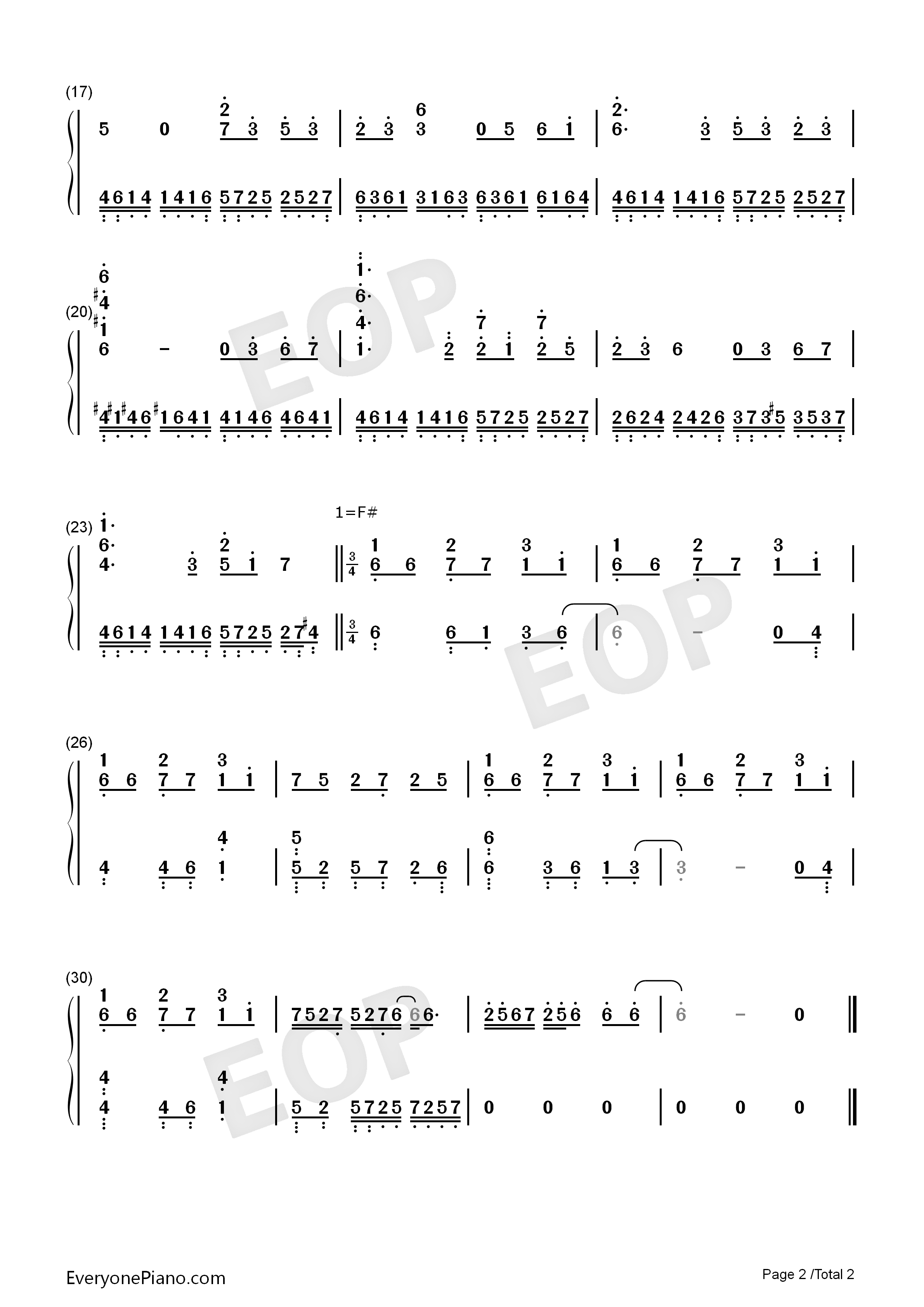 稲田姫様に叱られるから钢琴简谱_秋姐妹演唱