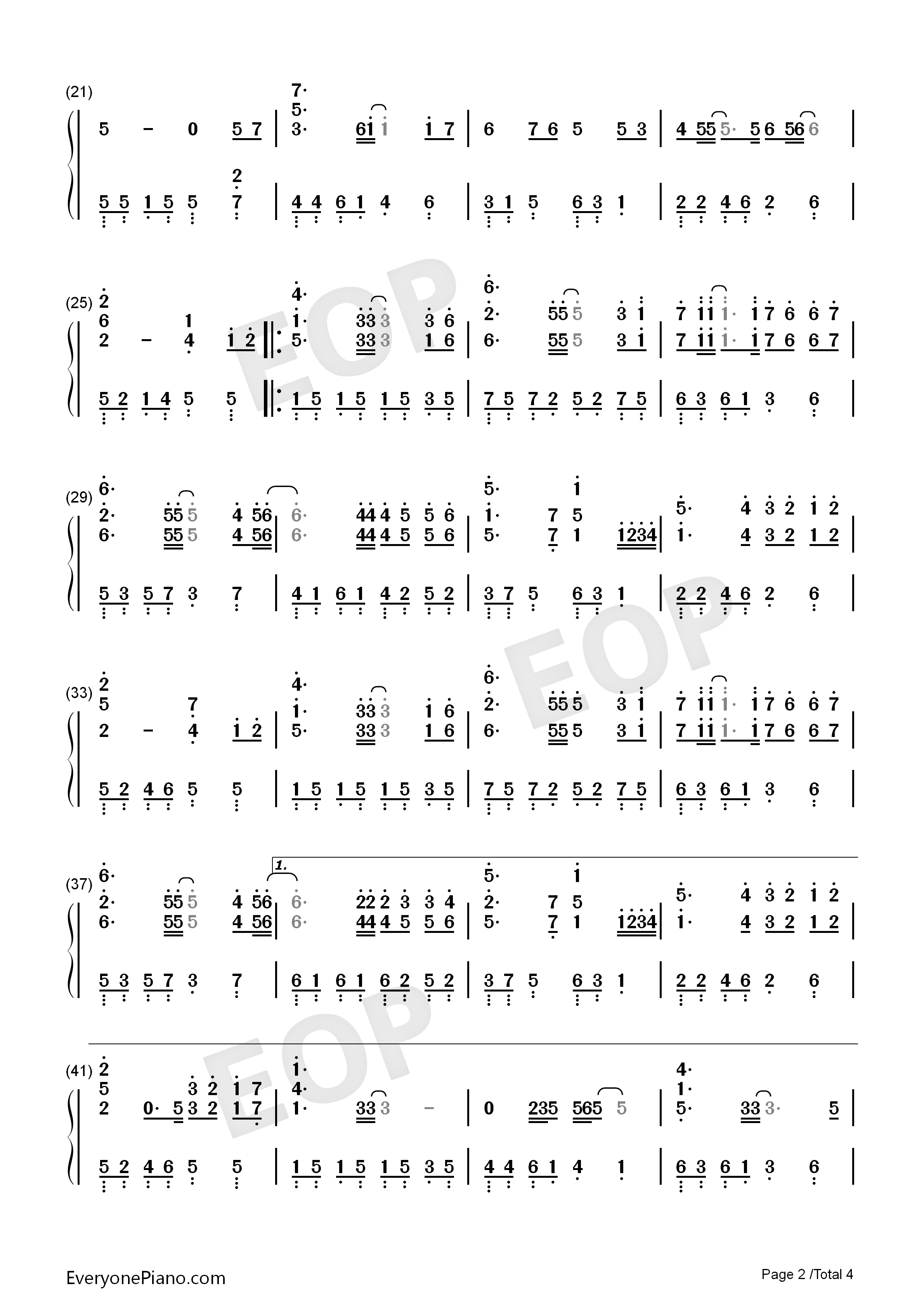 彩虹天堂钢琴简谱_刘耕宏演唱