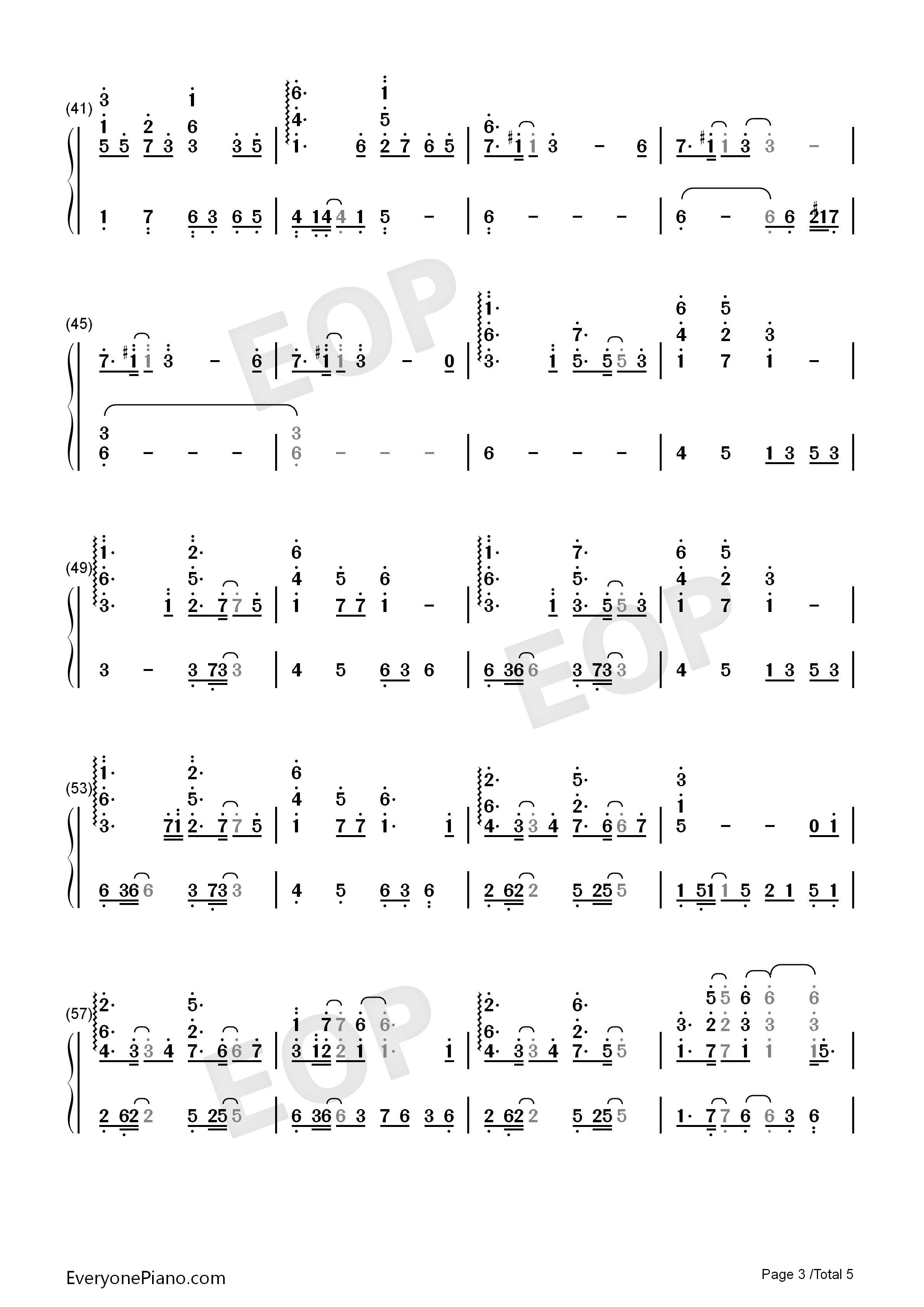 梦的点滴钢琴简谱_松隆子演唱