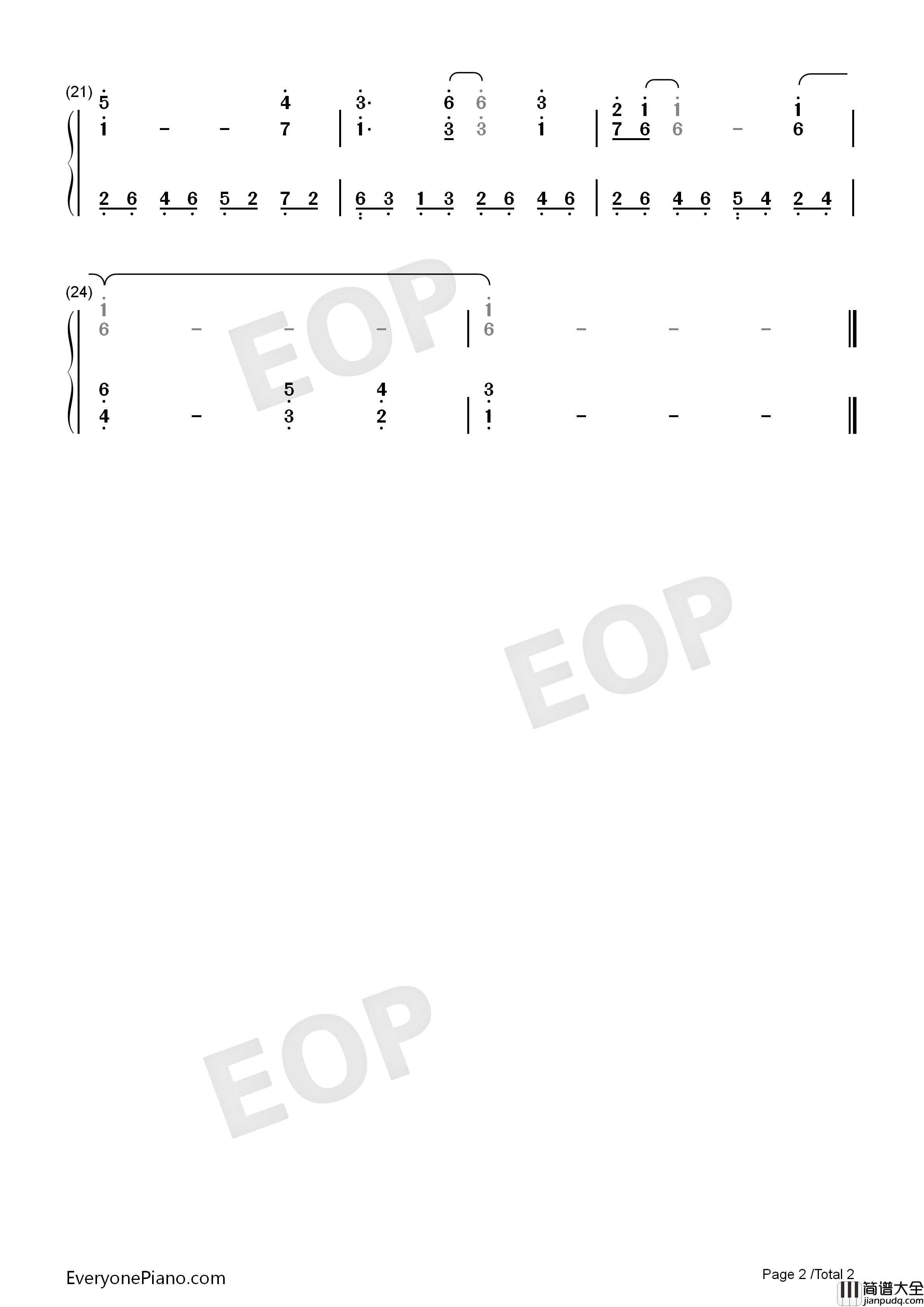 Nukumori_no_Kioku钢琴简谱_Cardcaptor_Sakura演唱