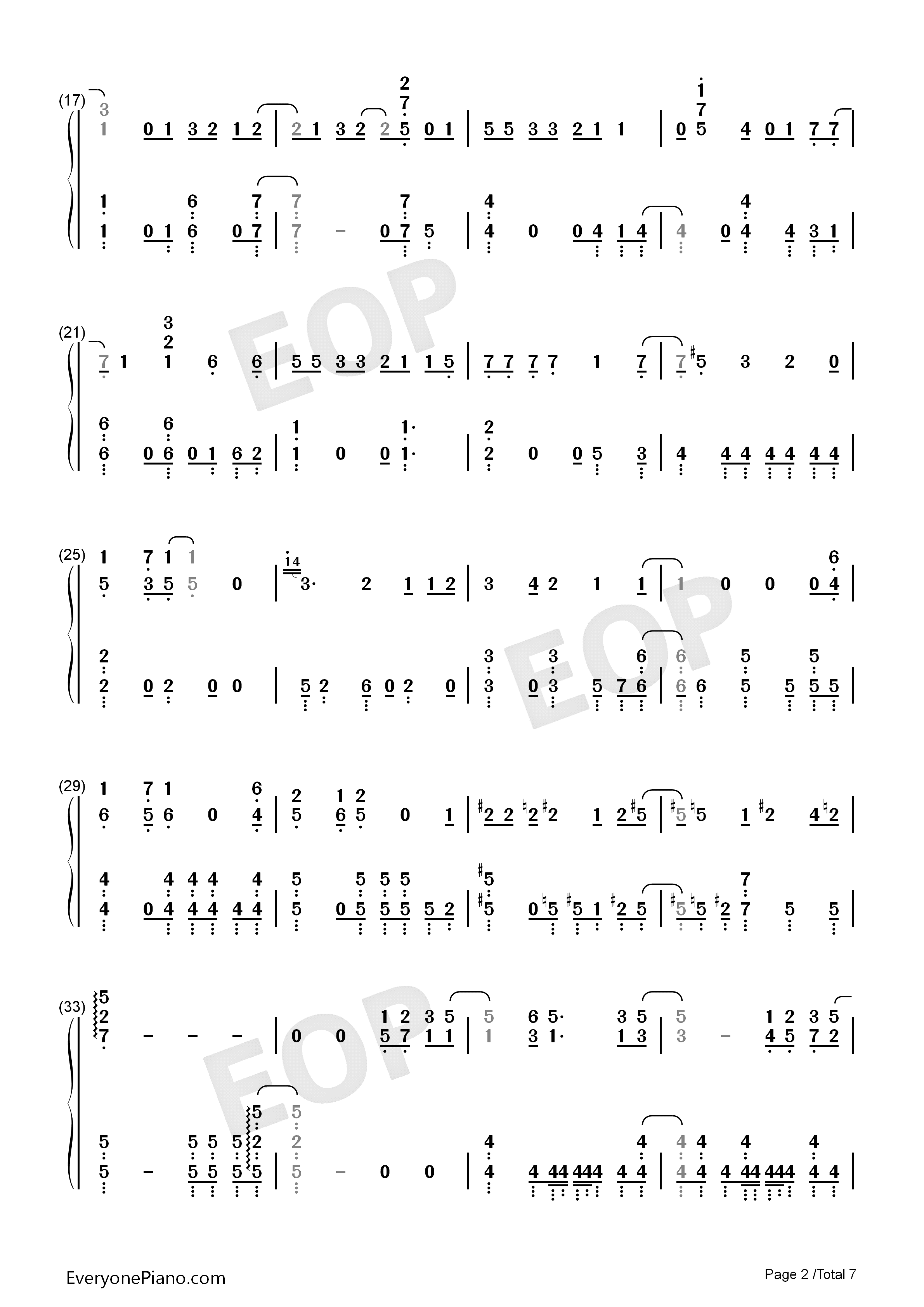 fallen_down钢琴简谱_イカロス（早见沙织）演唱