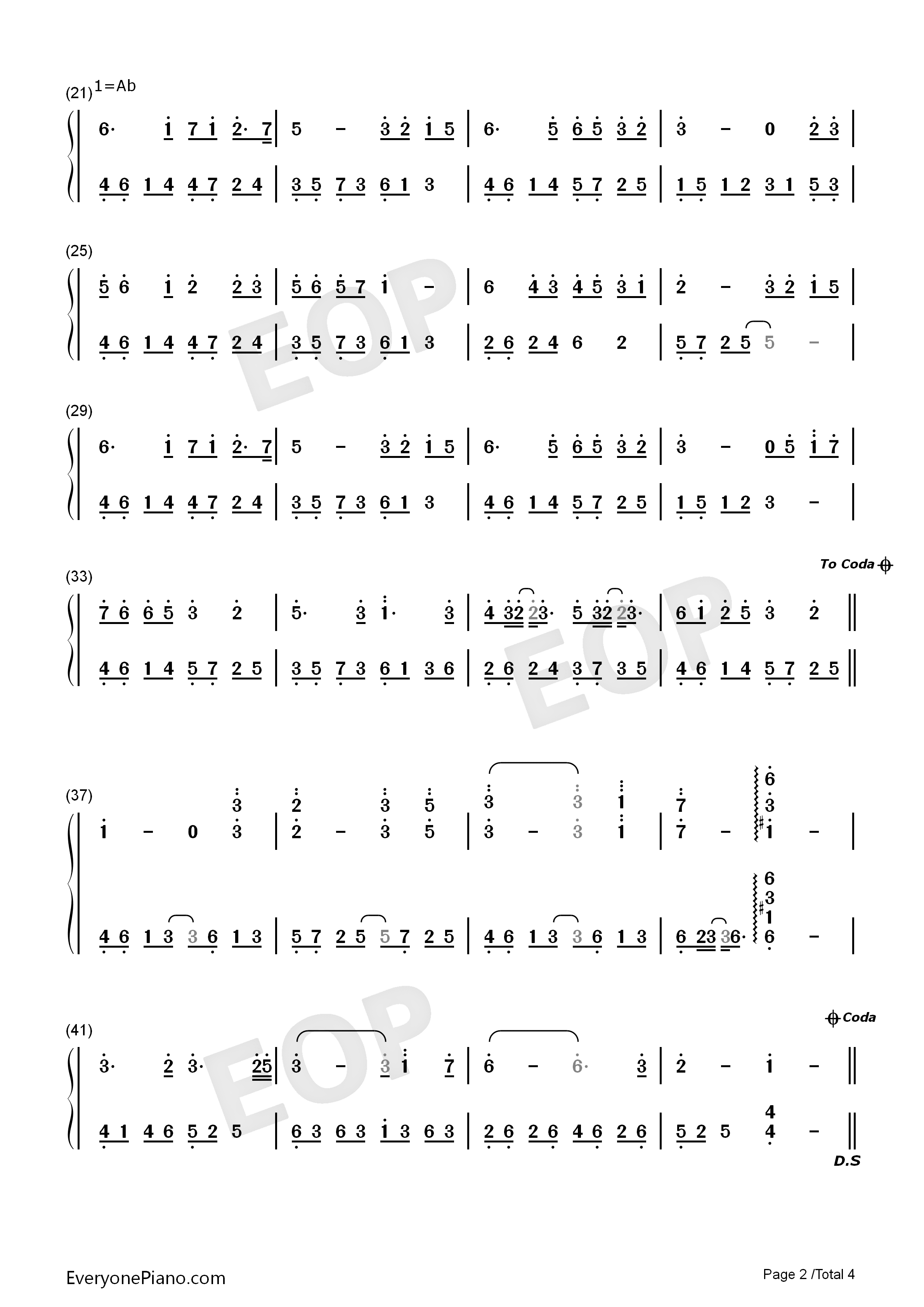 醉赤壁钢琴简谱_林俊杰演唱