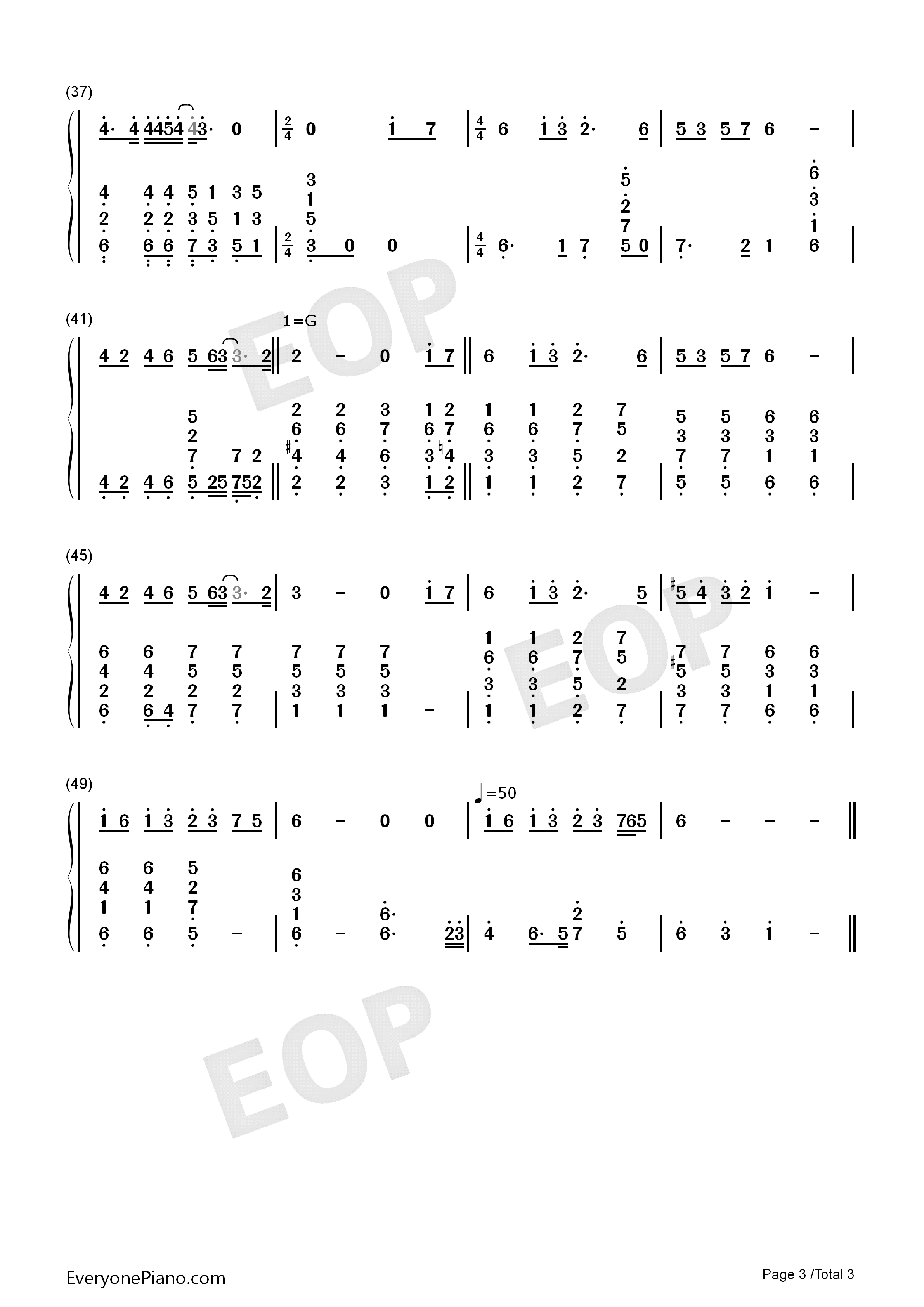 小城大事钢琴简谱_杨千嬅演唱