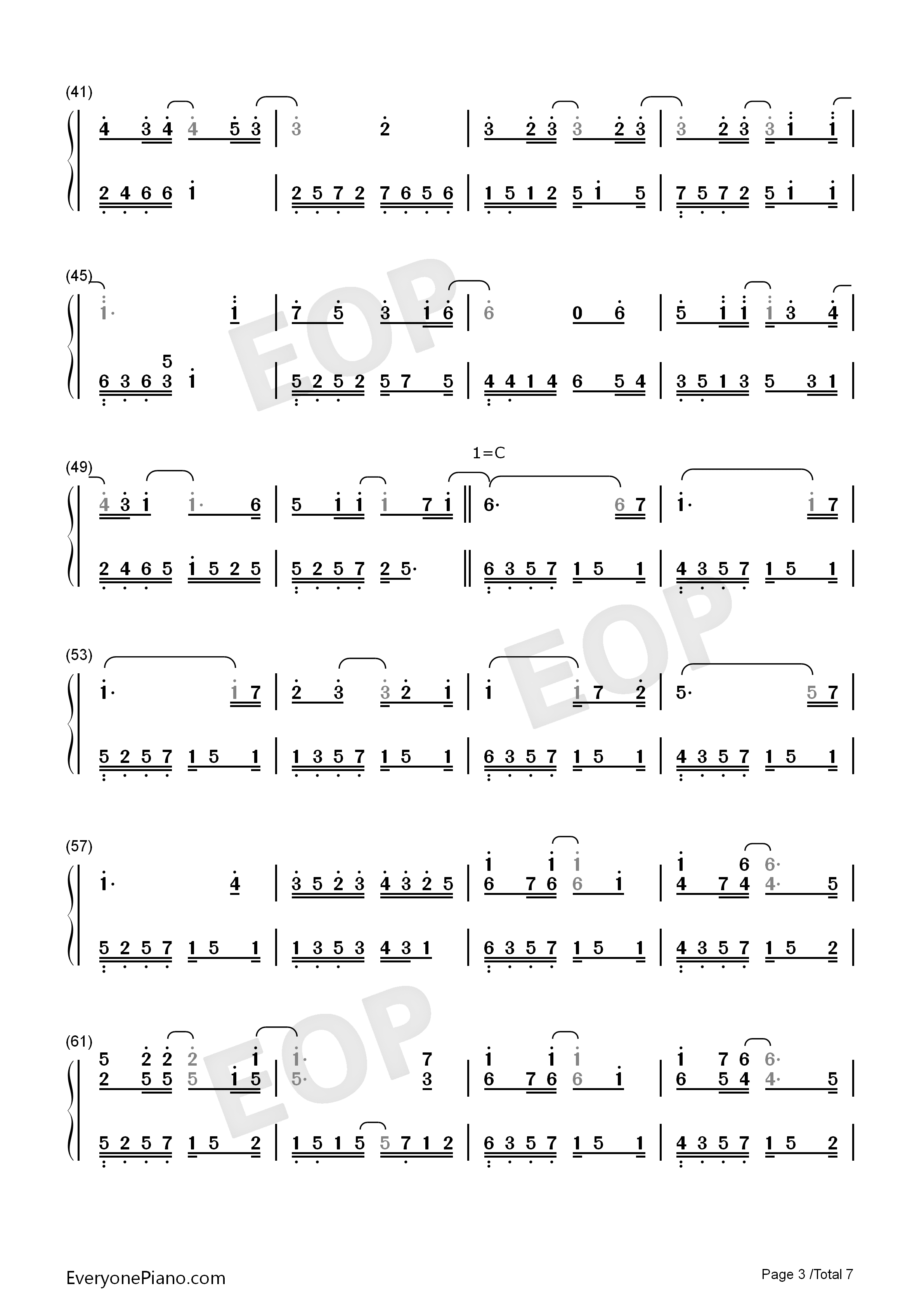 自我催眠钢琴简谱_罗志祥演唱