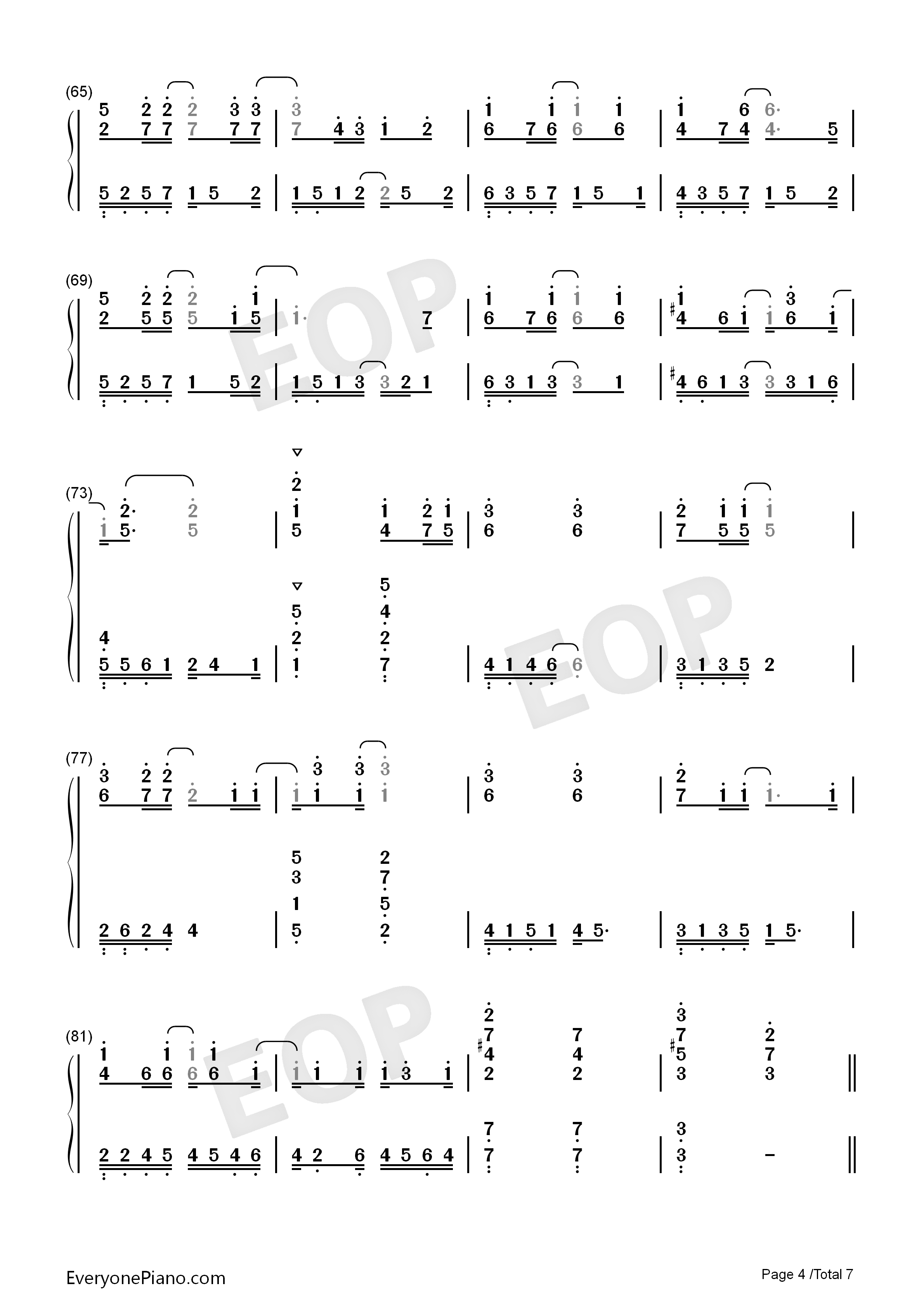 自我催眠钢琴简谱_罗志祥演唱