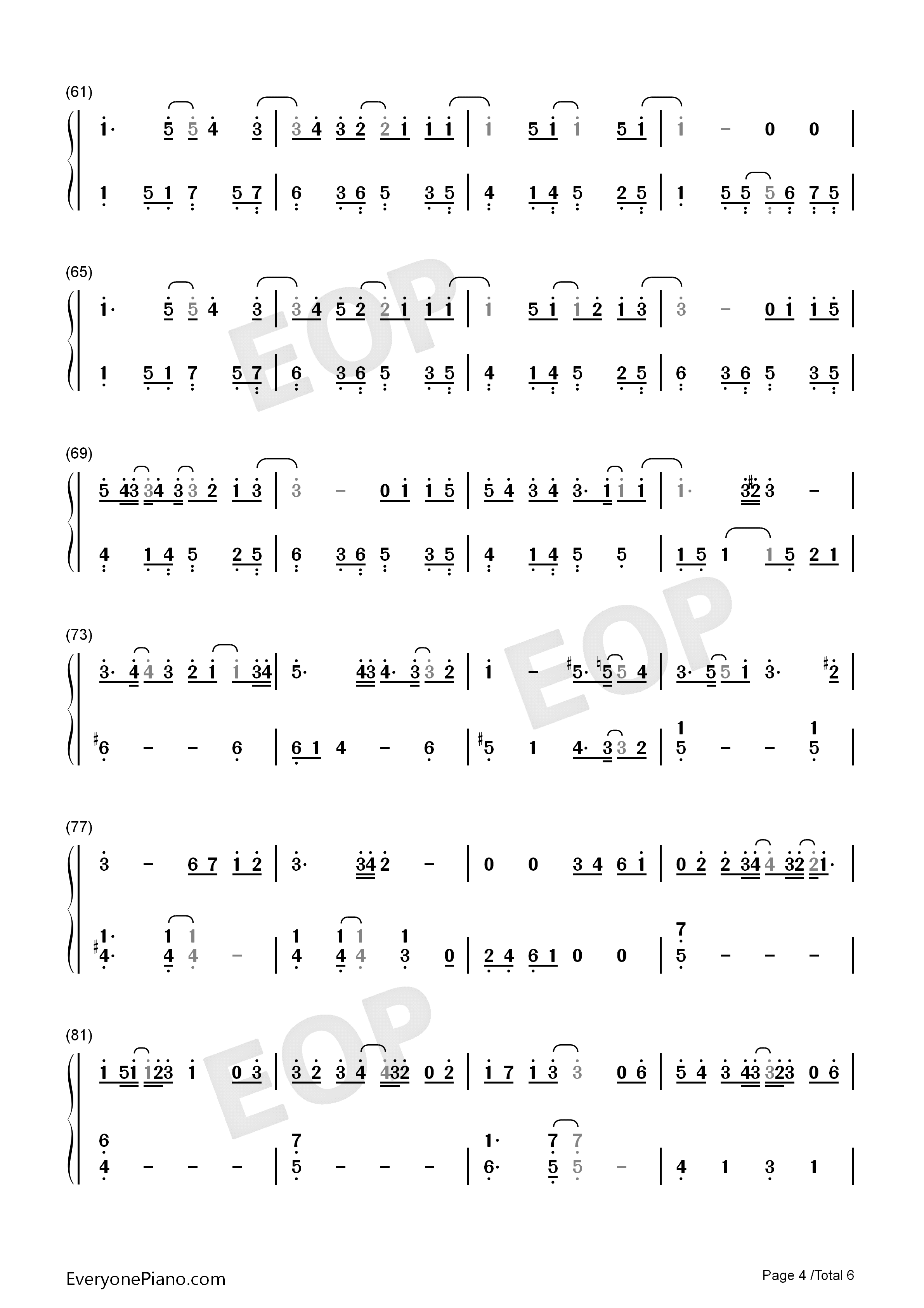 远いこの街で钢琴简谱_皆谷尚美演唱