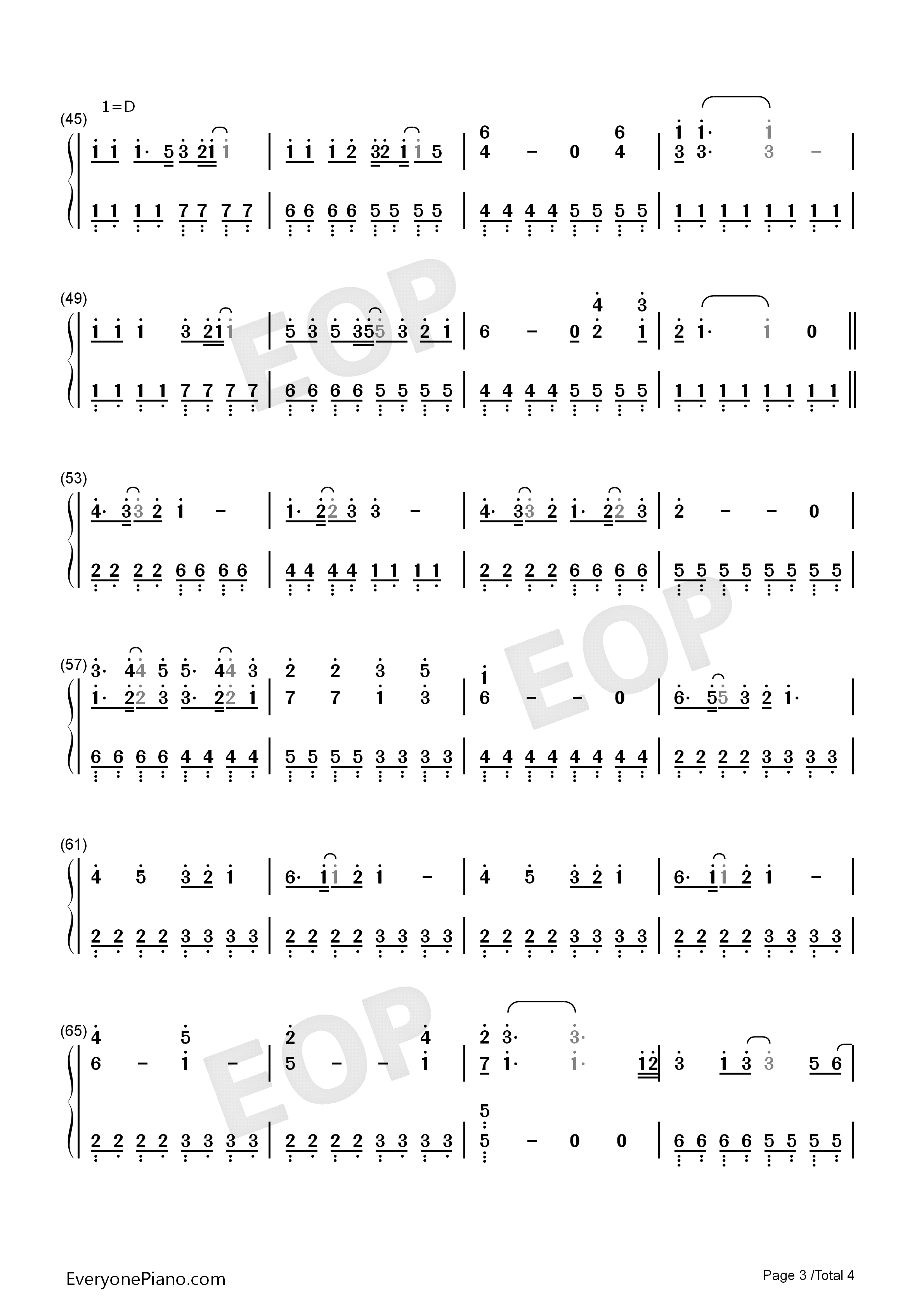 Shine_Your_Way钢琴简谱_Owl_City__Yuna演唱