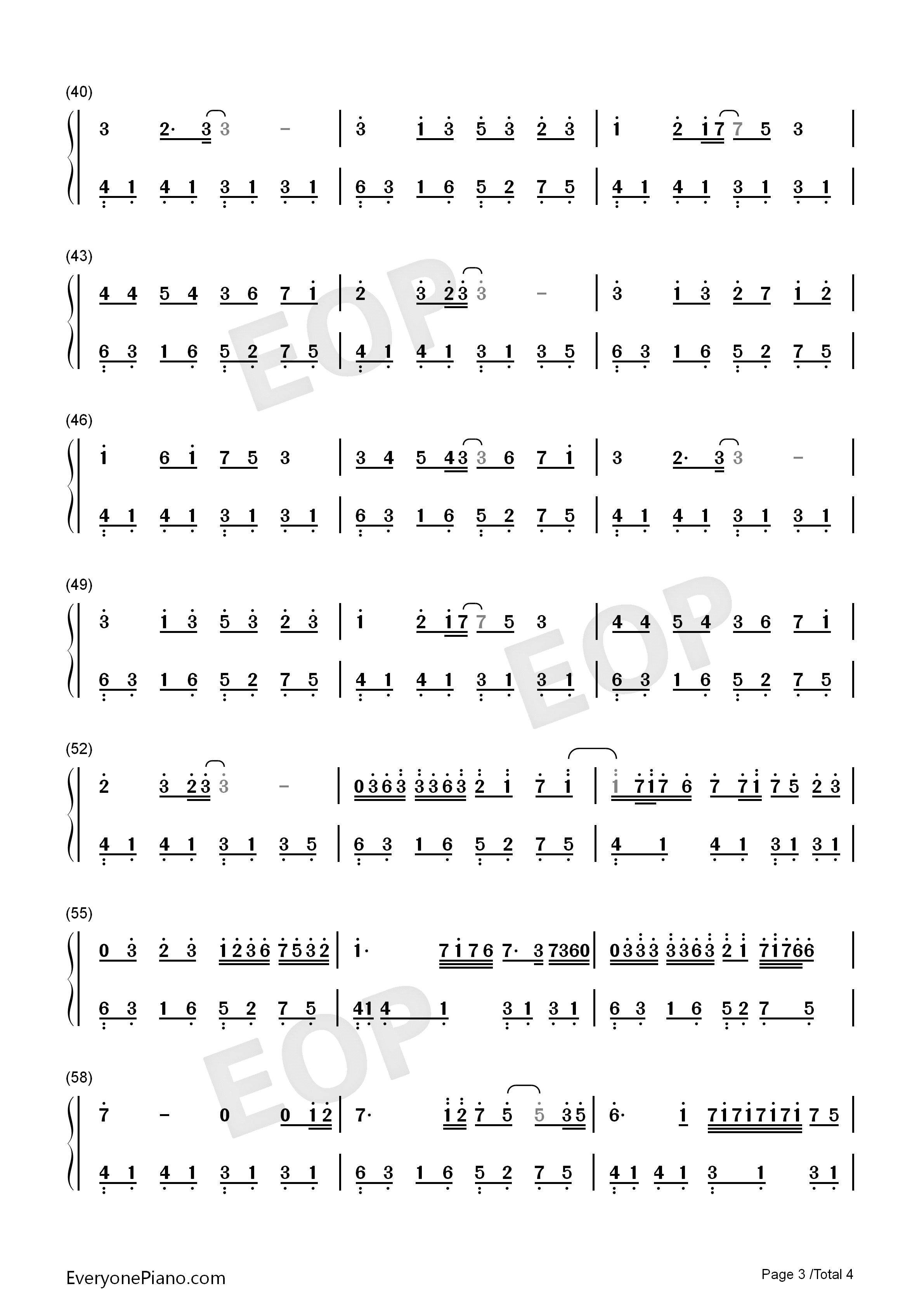 解夏钢琴简谱_华少翌演唱