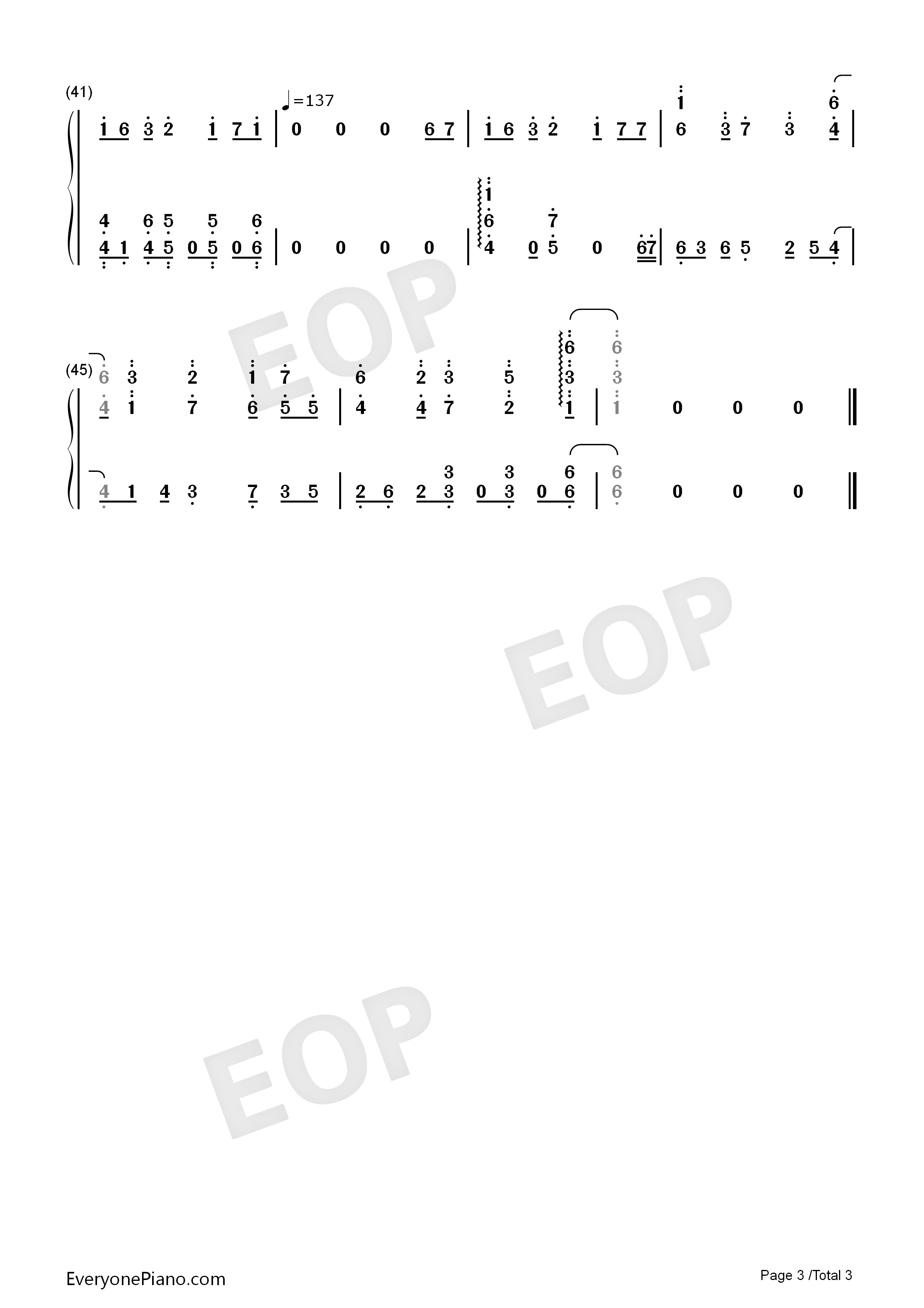 给予爱之金盏花钢琴简谱_小高光太郎演唱