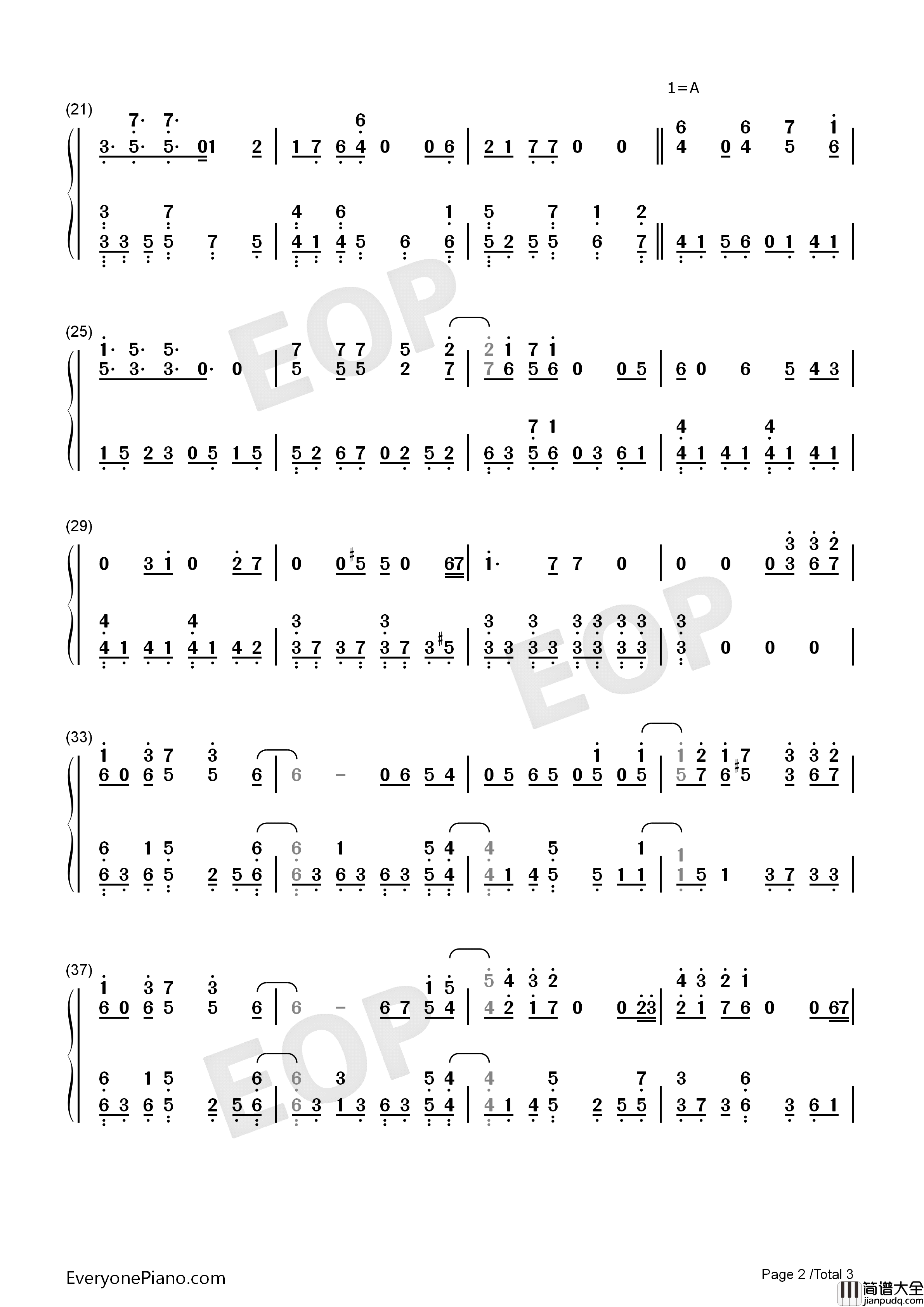 给予爱之金盏花钢琴简谱_小高光太郎演唱