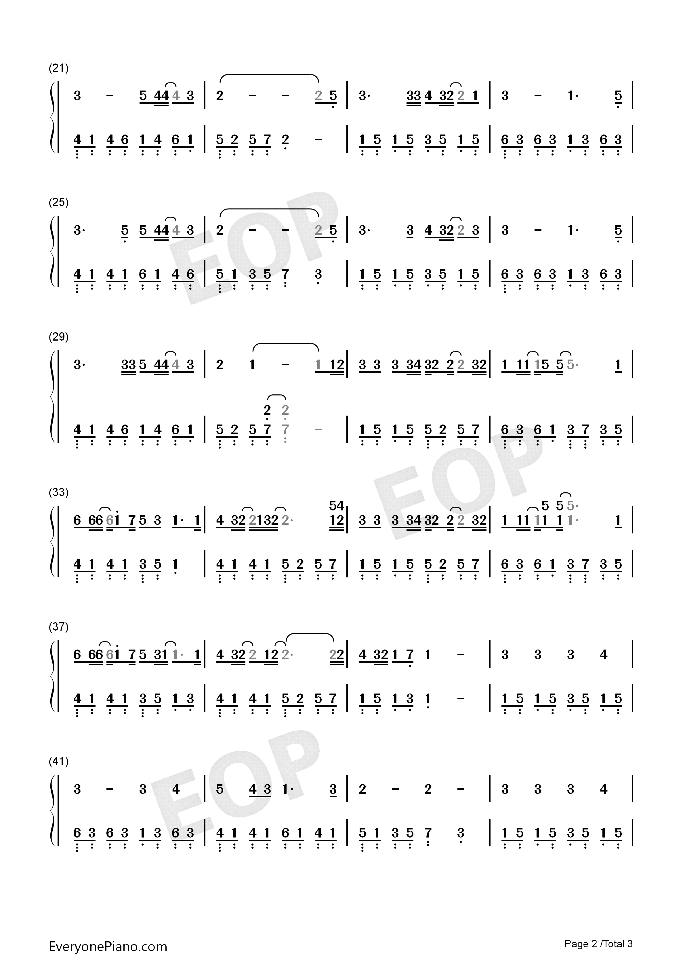 放弃钢琴简谱_星弟演唱