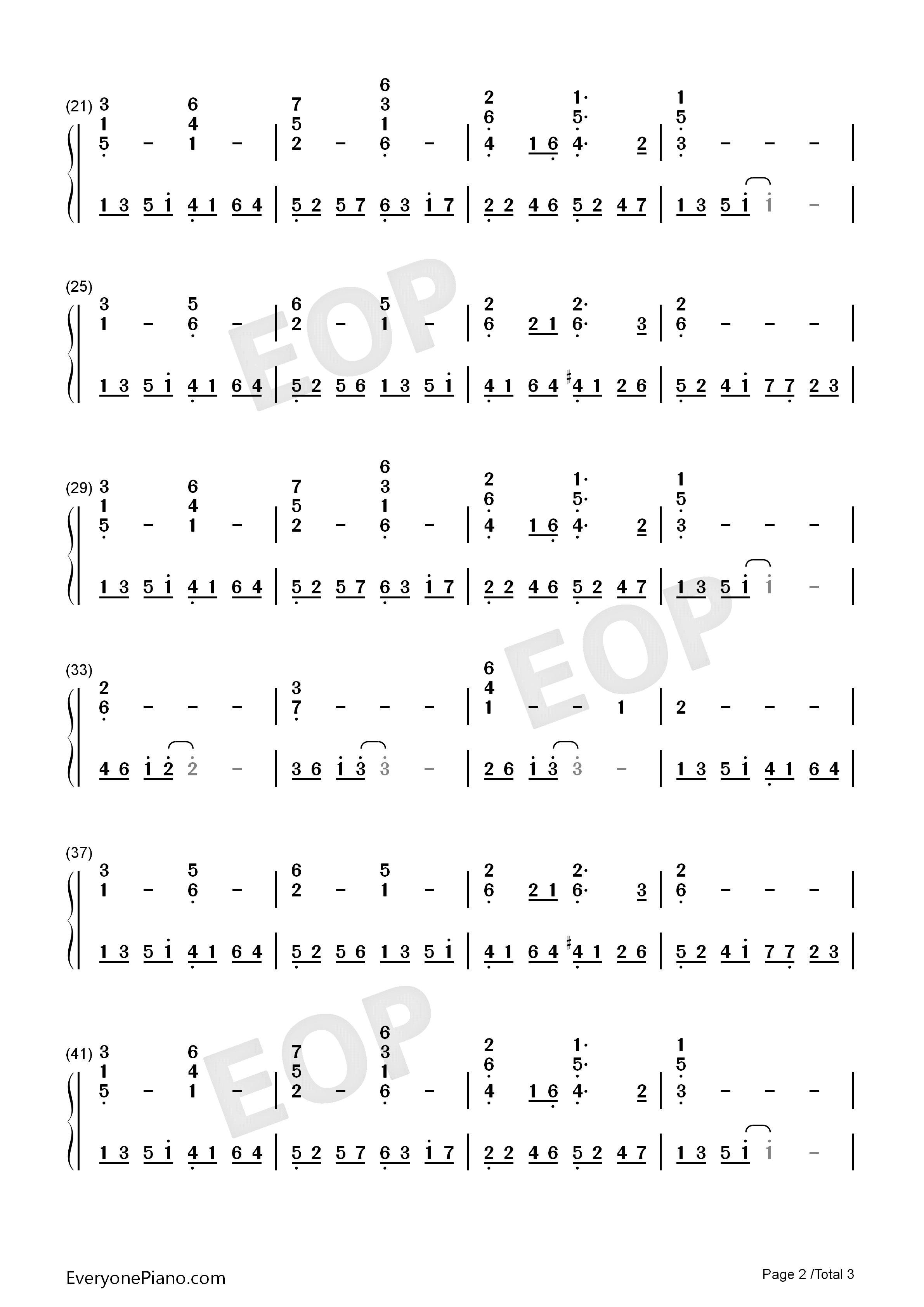 Sakura's_Theme钢琴简谱_火影忍者演唱