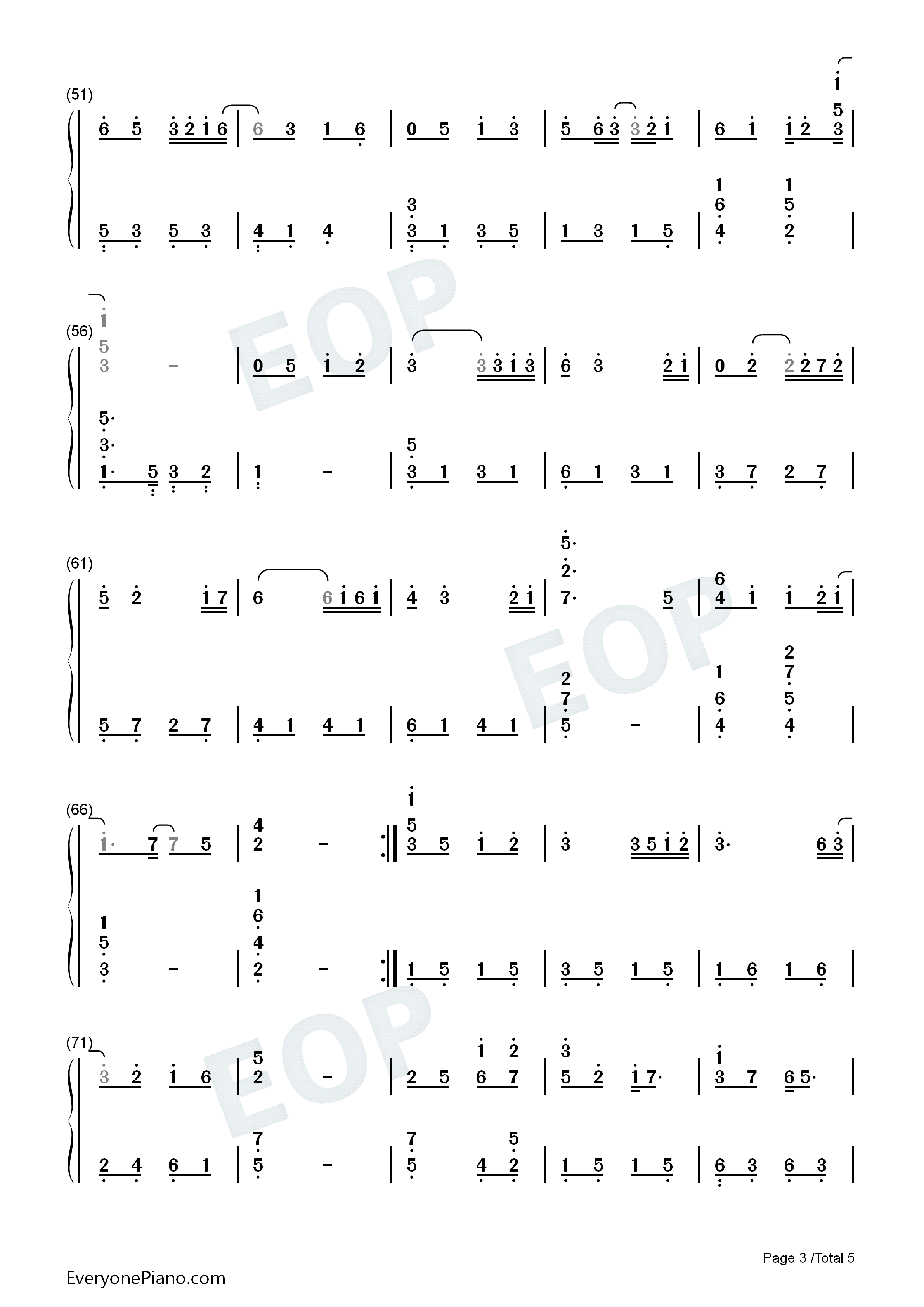 我只在乎你钢琴简谱_邓丽君演唱