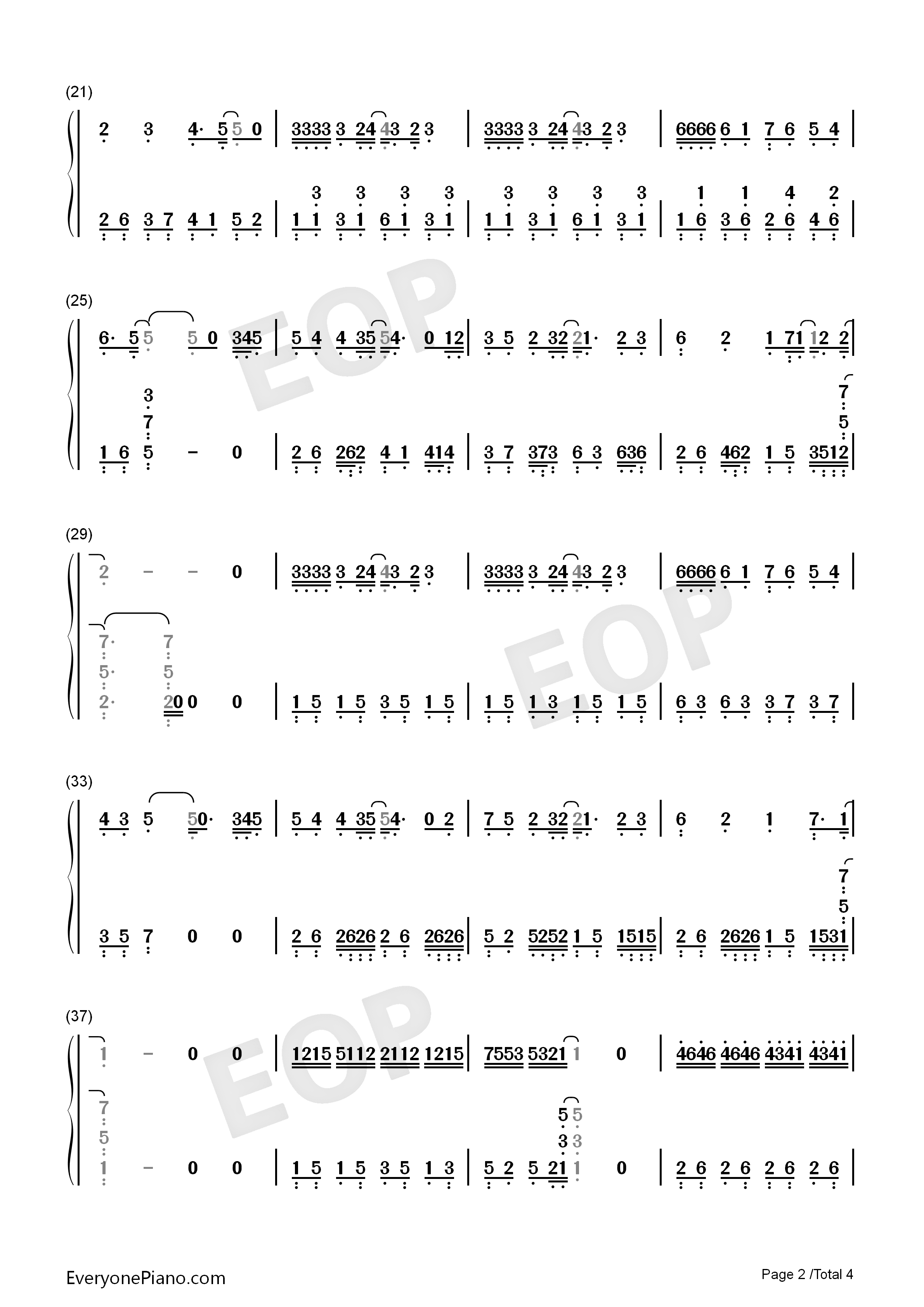 我的离开也是爱钢琴简谱_许廷铿演唱