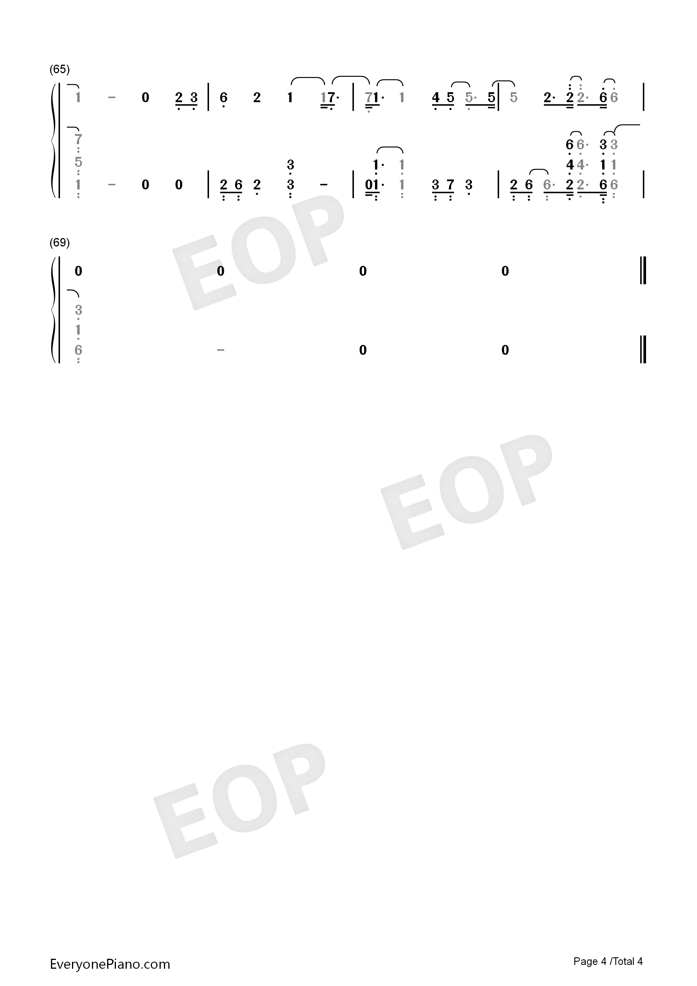 我的离开也是爱钢琴简谱_许廷铿演唱