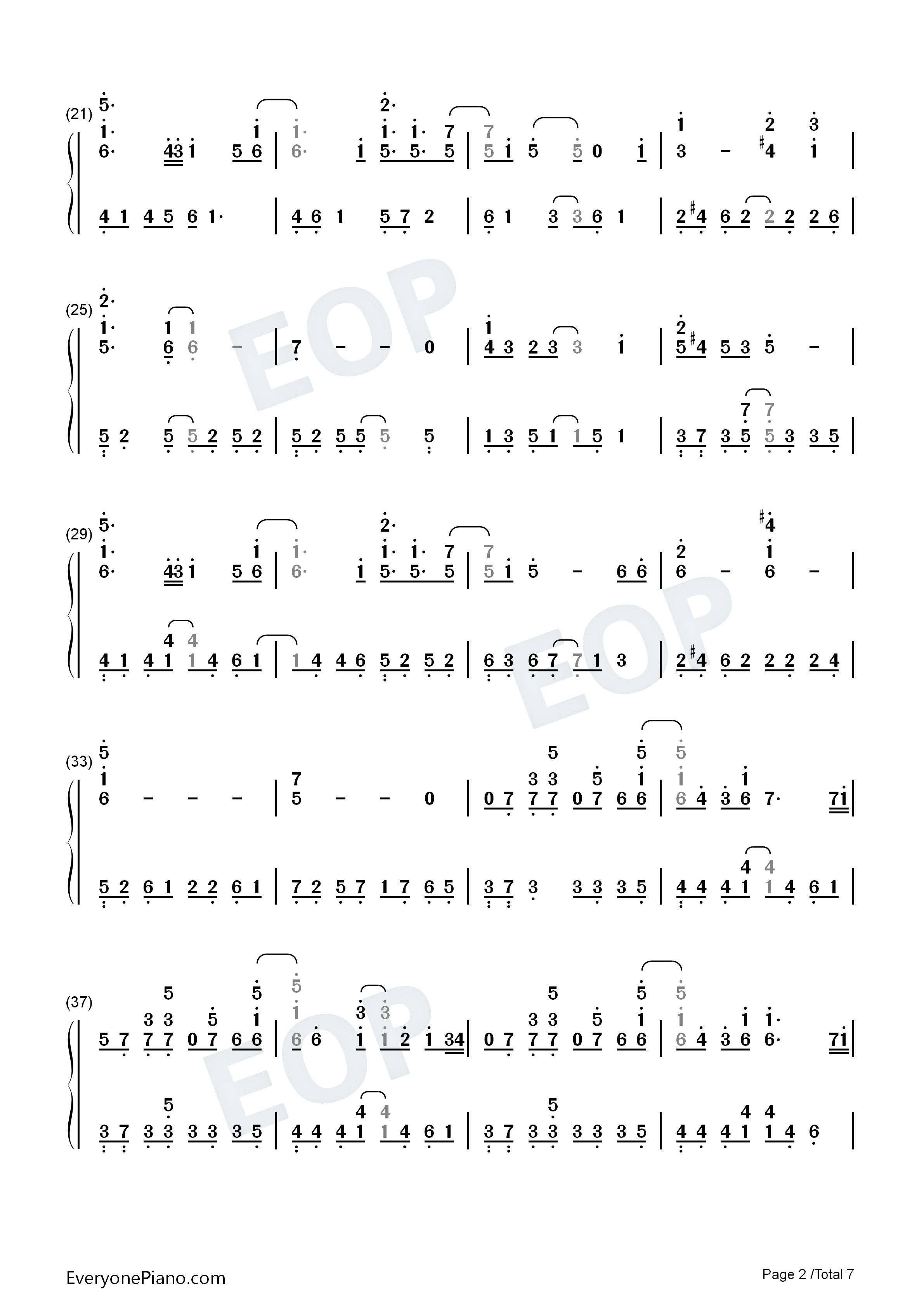 To_Far_Away_Times_钢琴简谱_Yasunori_Mitsuda演唱