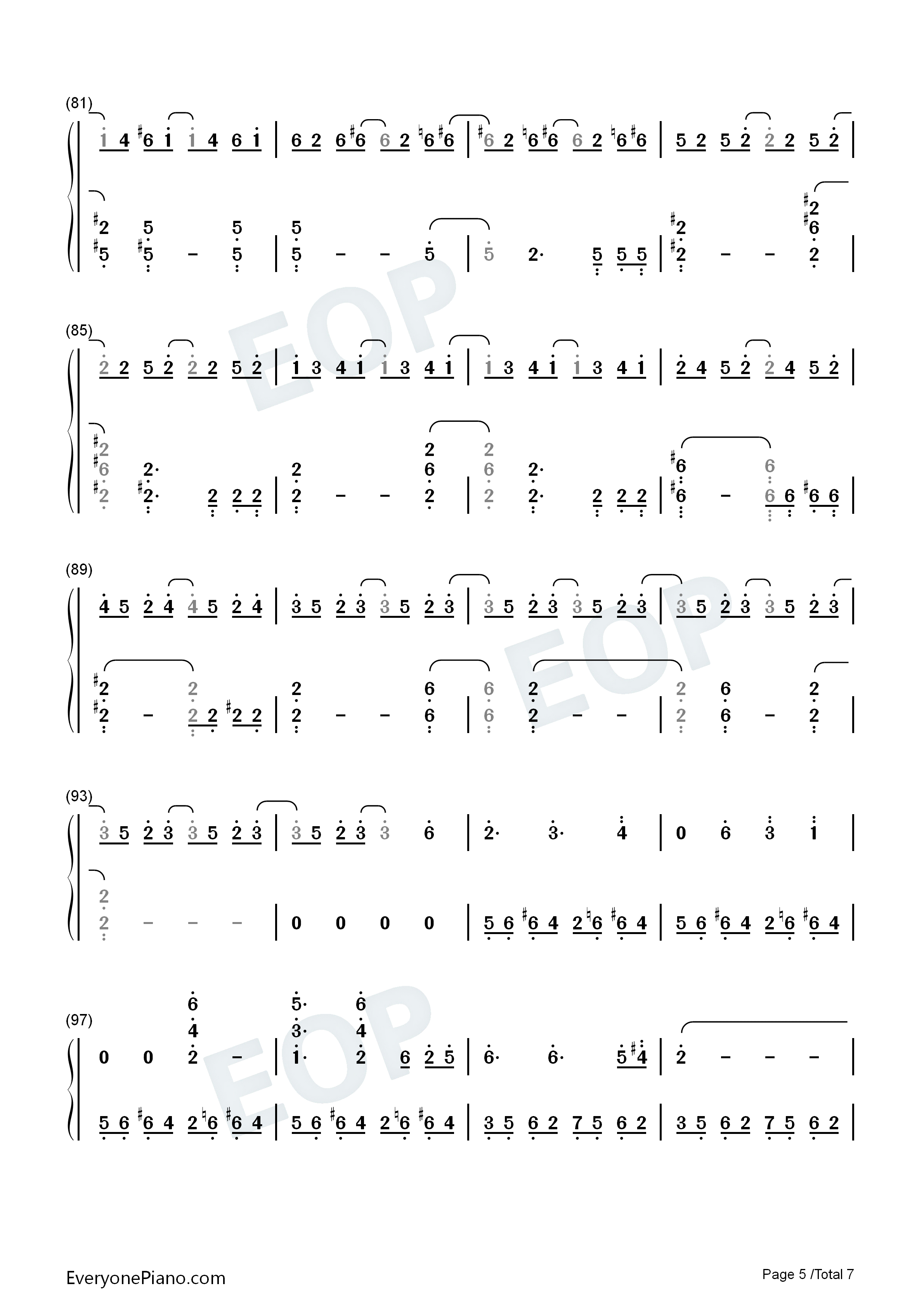 To_Far_Away_Times_钢琴简谱_Yasunori_Mitsuda演唱