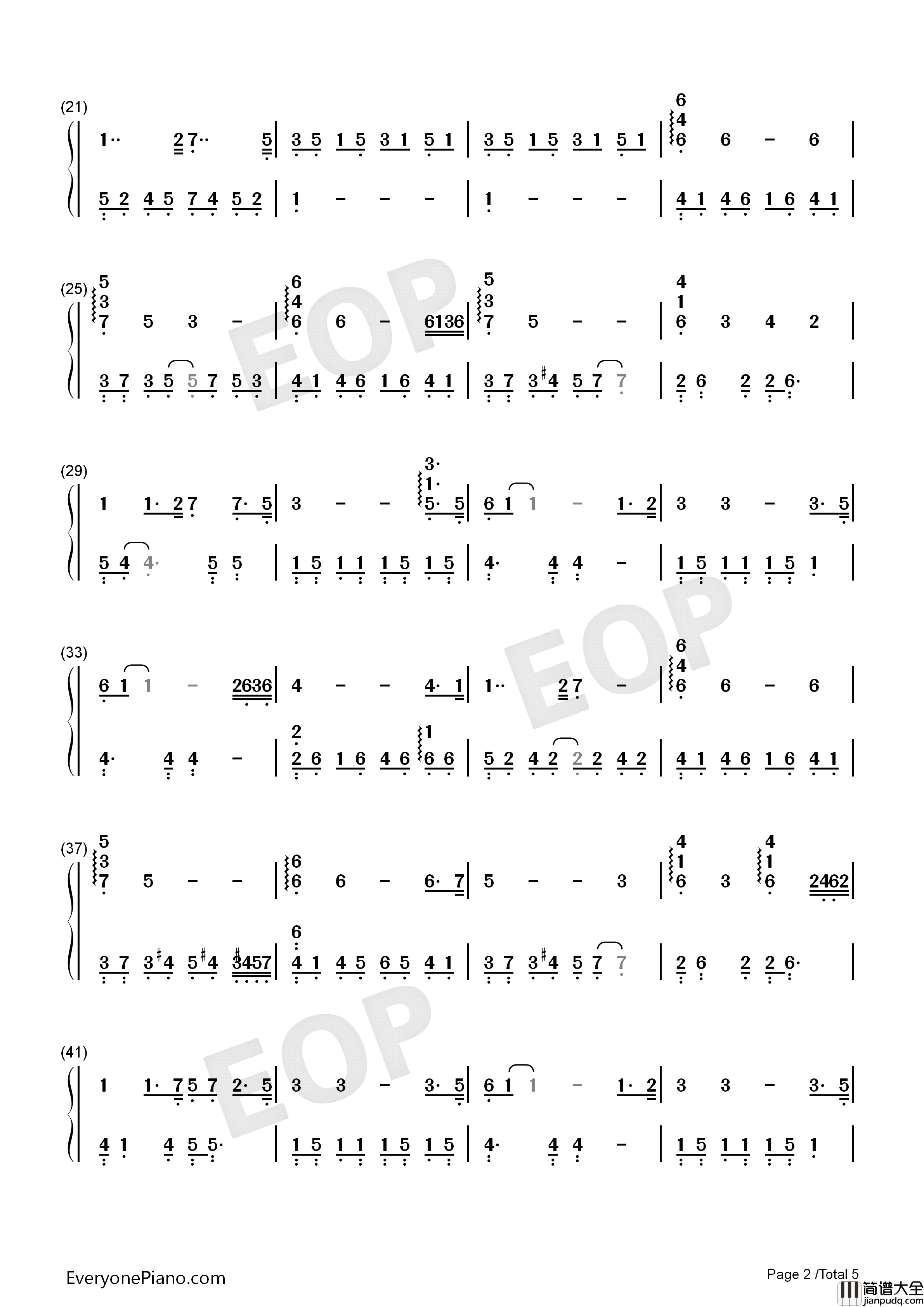 白日梦钢琴简谱_The_Daydream演唱